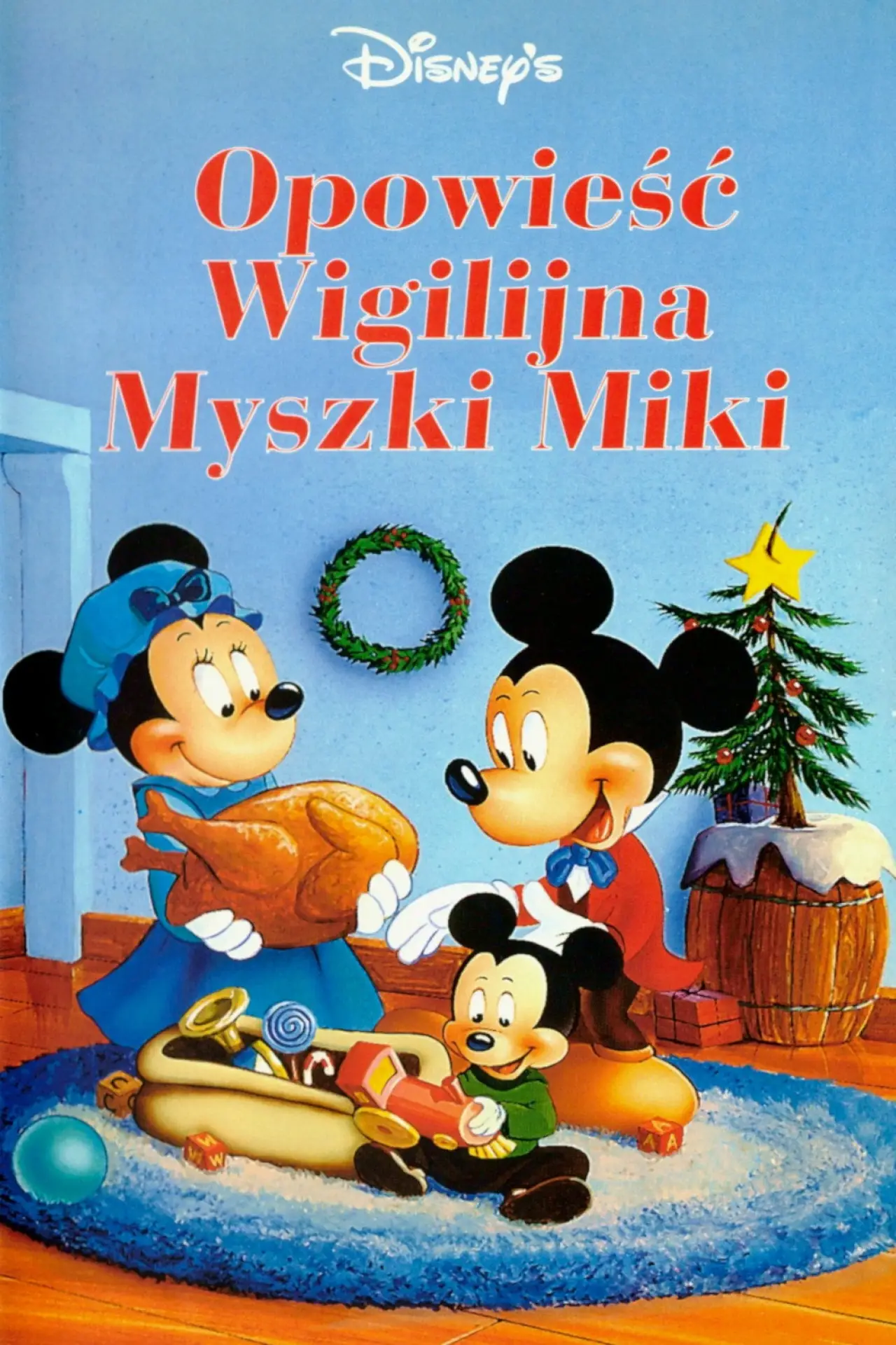 Plakat filmowy "Opowieść wigilijna Myszki Miki"