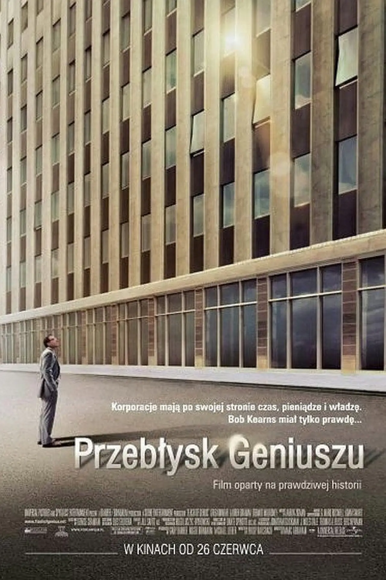Plakat filmowy "Przebłysk Geniuszu"