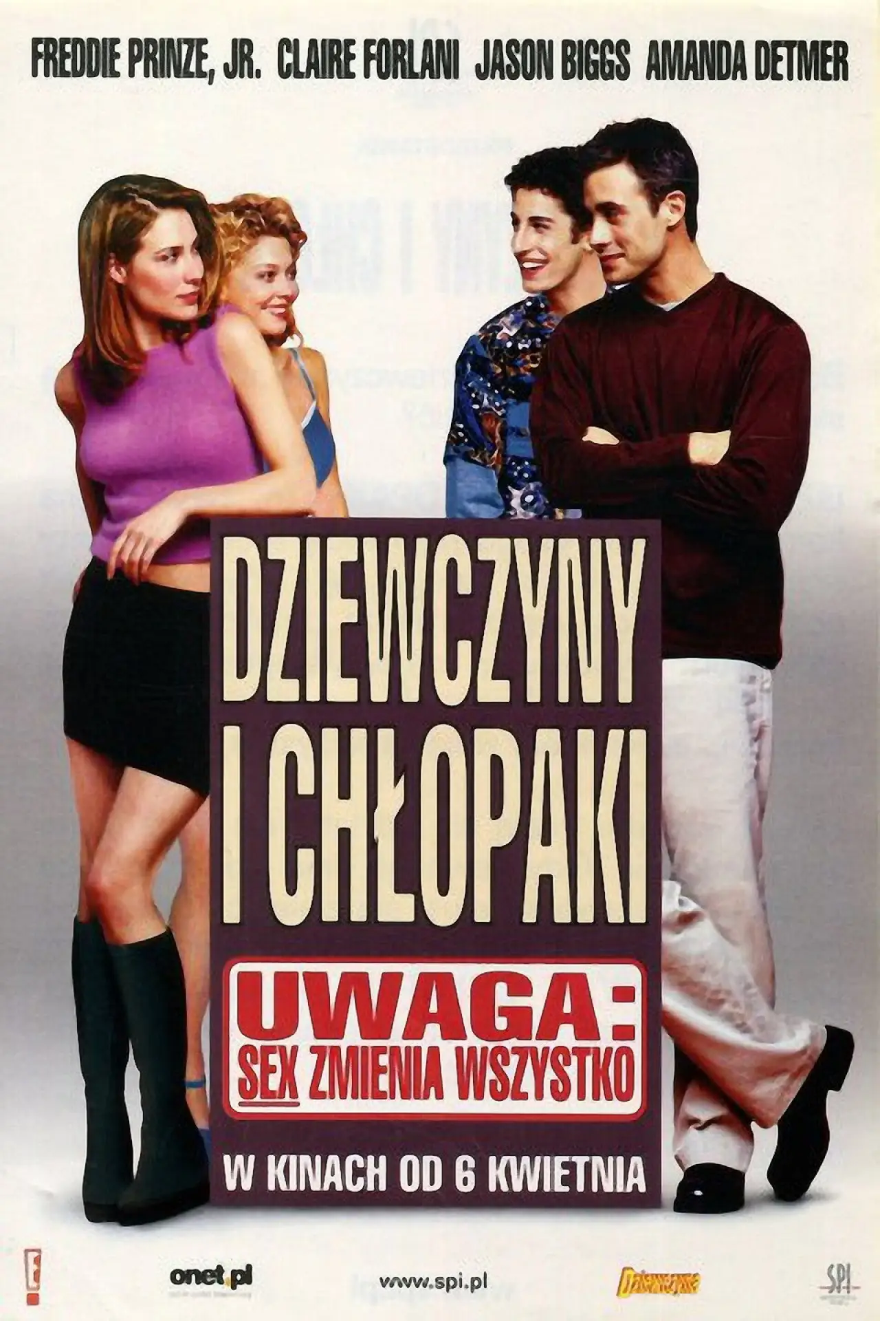 Plakat filmowy "Dziewczyny i chłopaki"