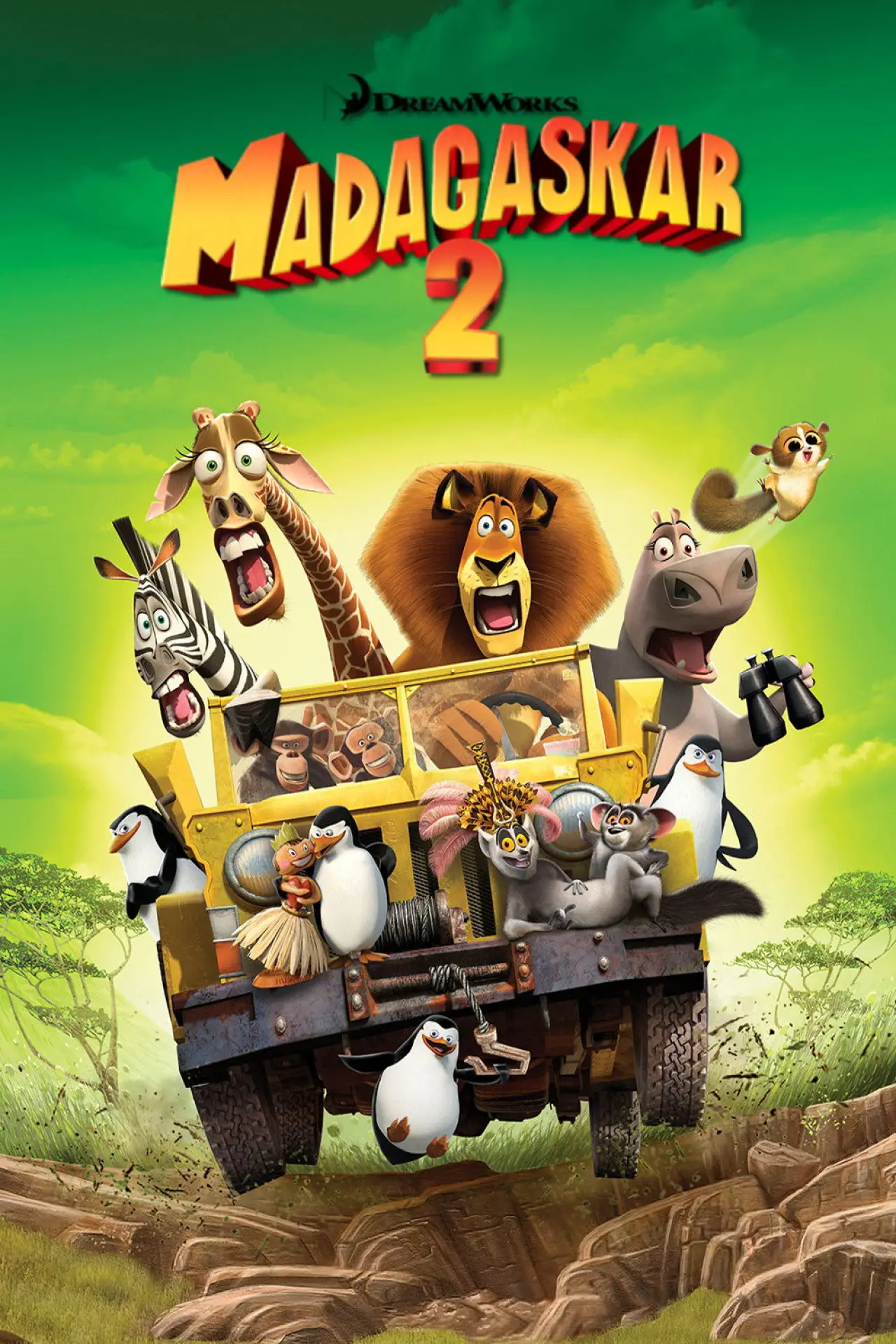 Plakat filmowy "Madagaskar 2"