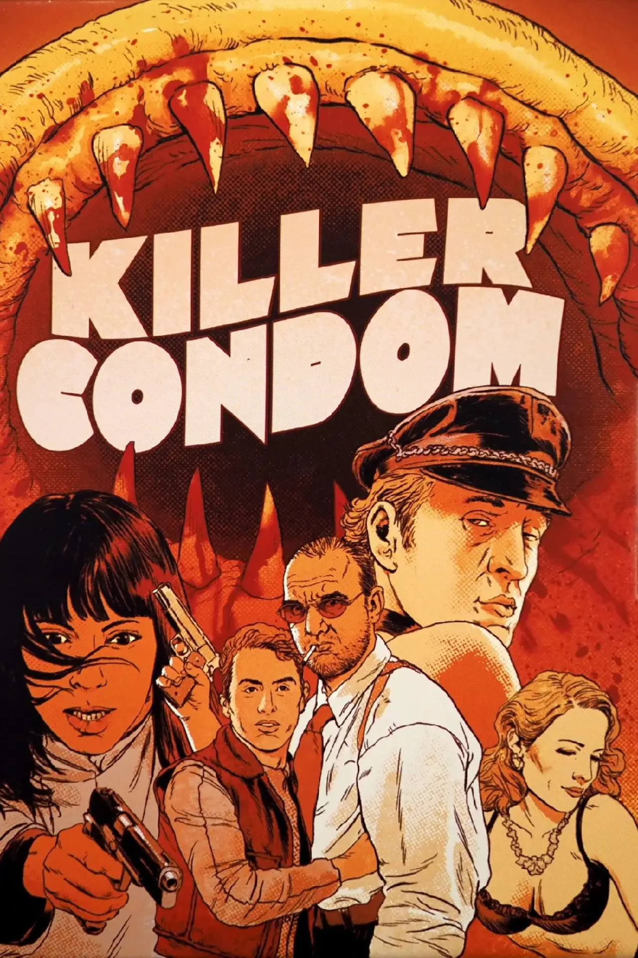 Plakat filmowy "Zabójczy kondom"