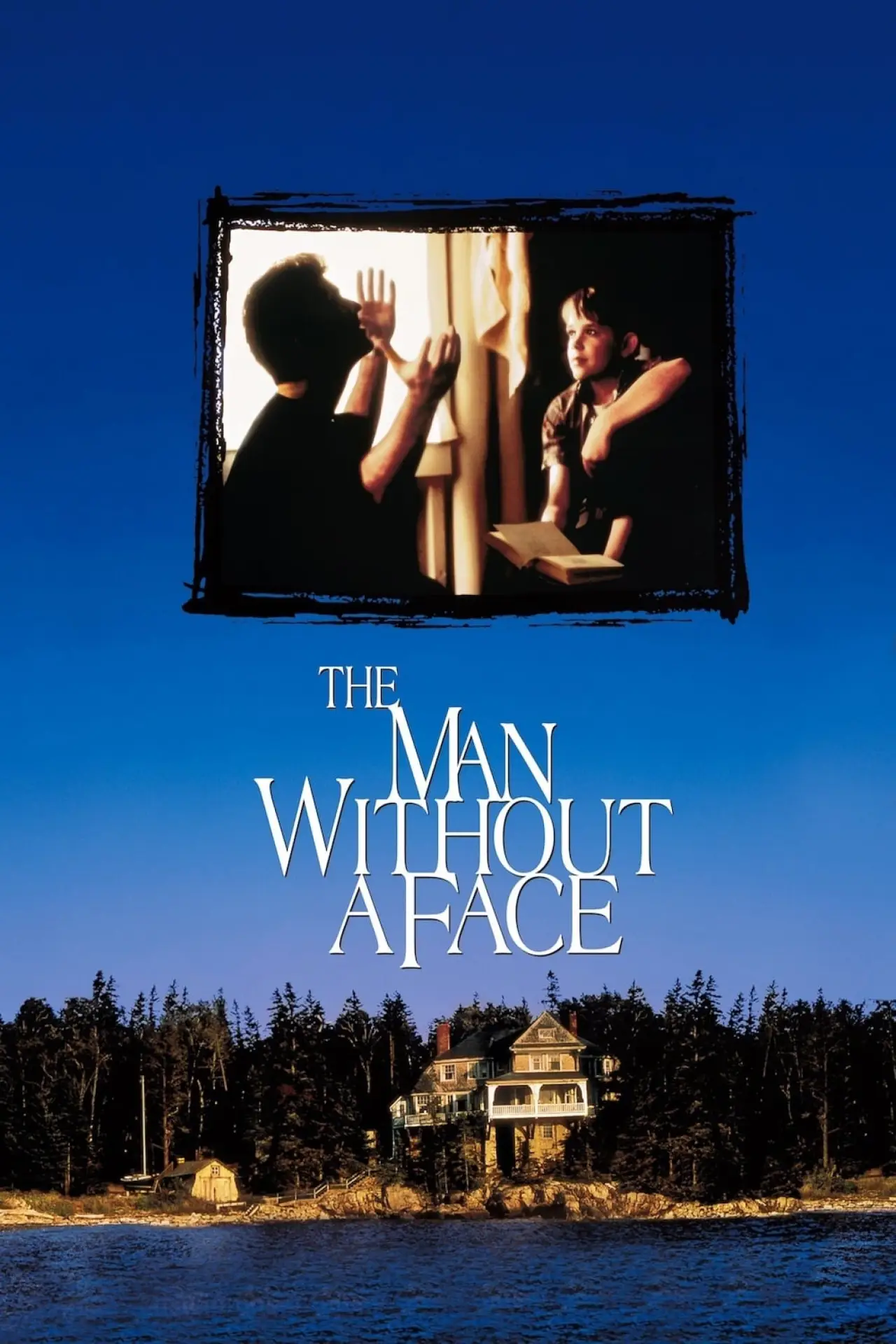 Plakat filmowy "Człowiek bez twarzy"