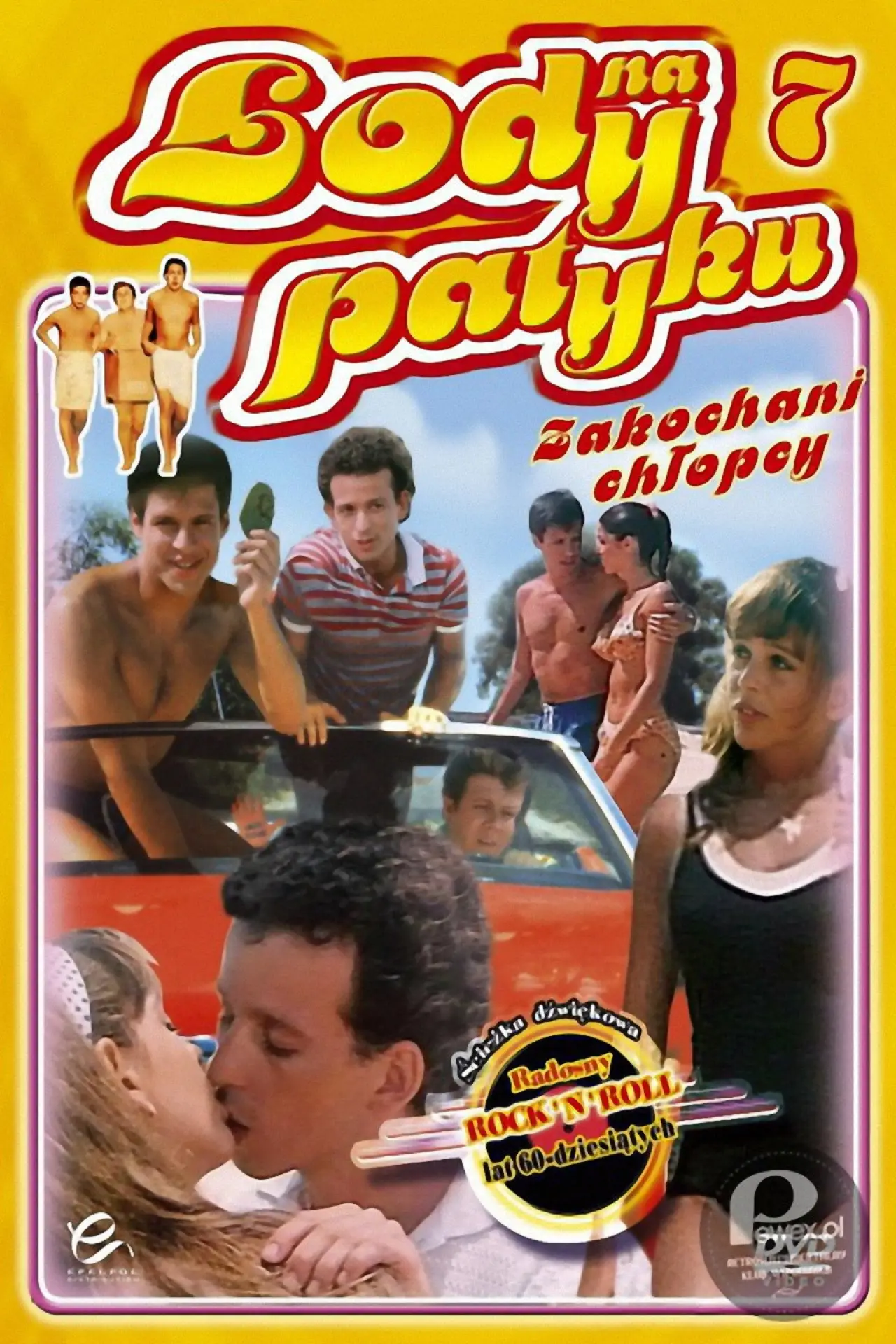 Plakat filmowy "Lody na patyku 7: Zakochani chłopcy"