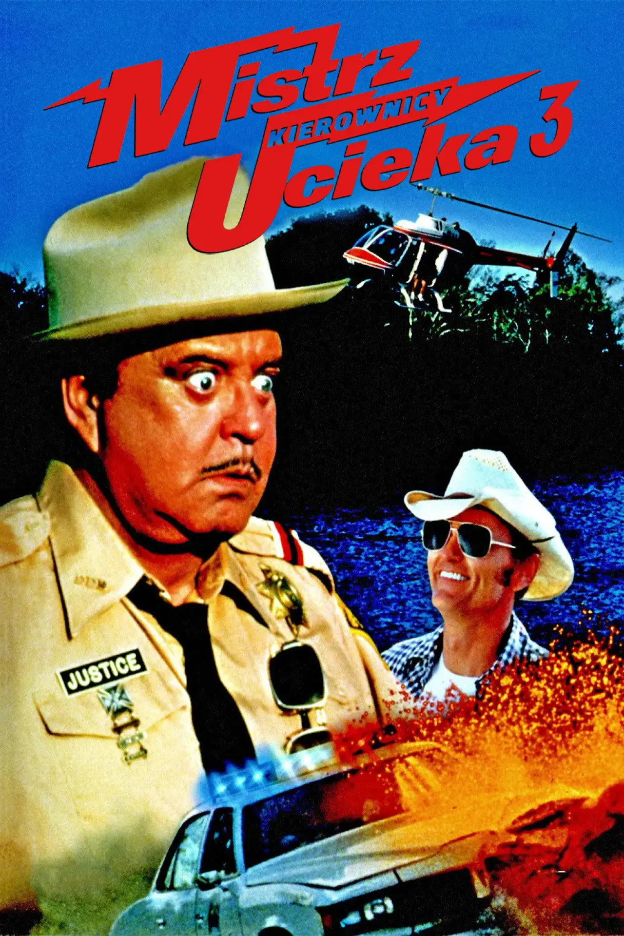 Plakat filmowy "Mistrz kierownicy ucieka 3"