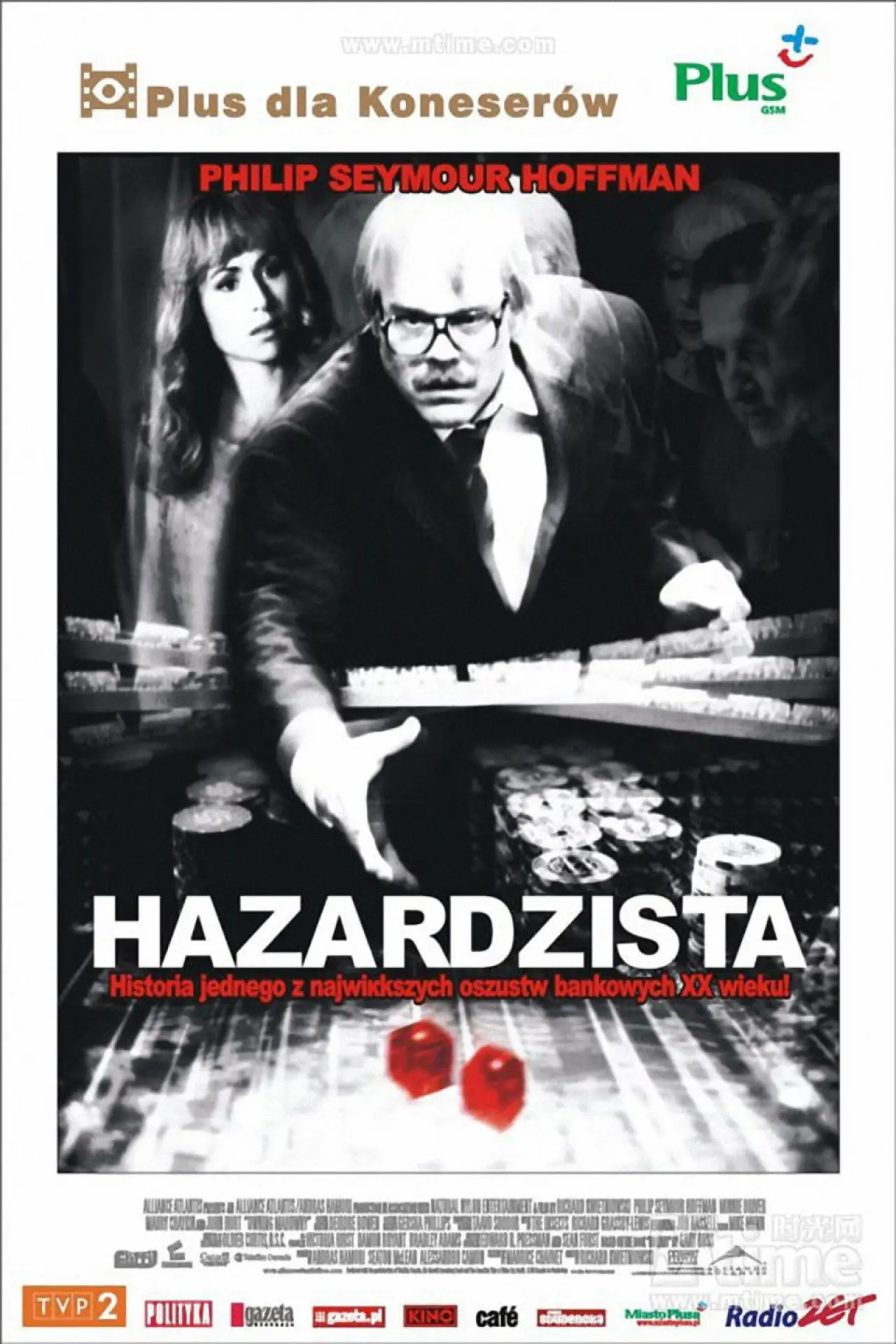 Plakat filmowy "Hazardzista"