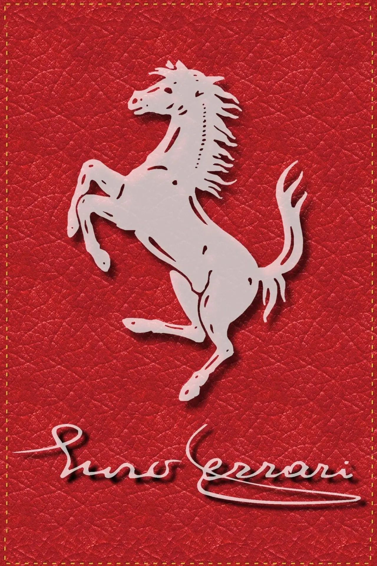 Plakat filmowy "Ferrari"
