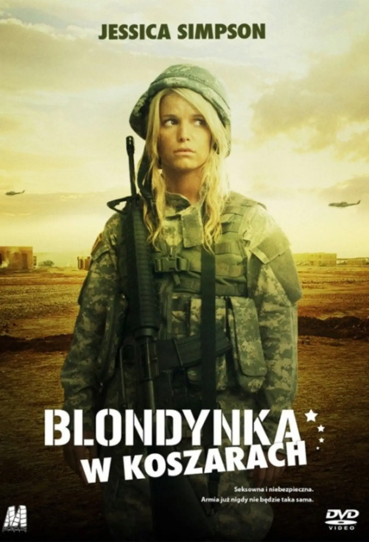 Plakat filmowy "Blondynka w koszarach"