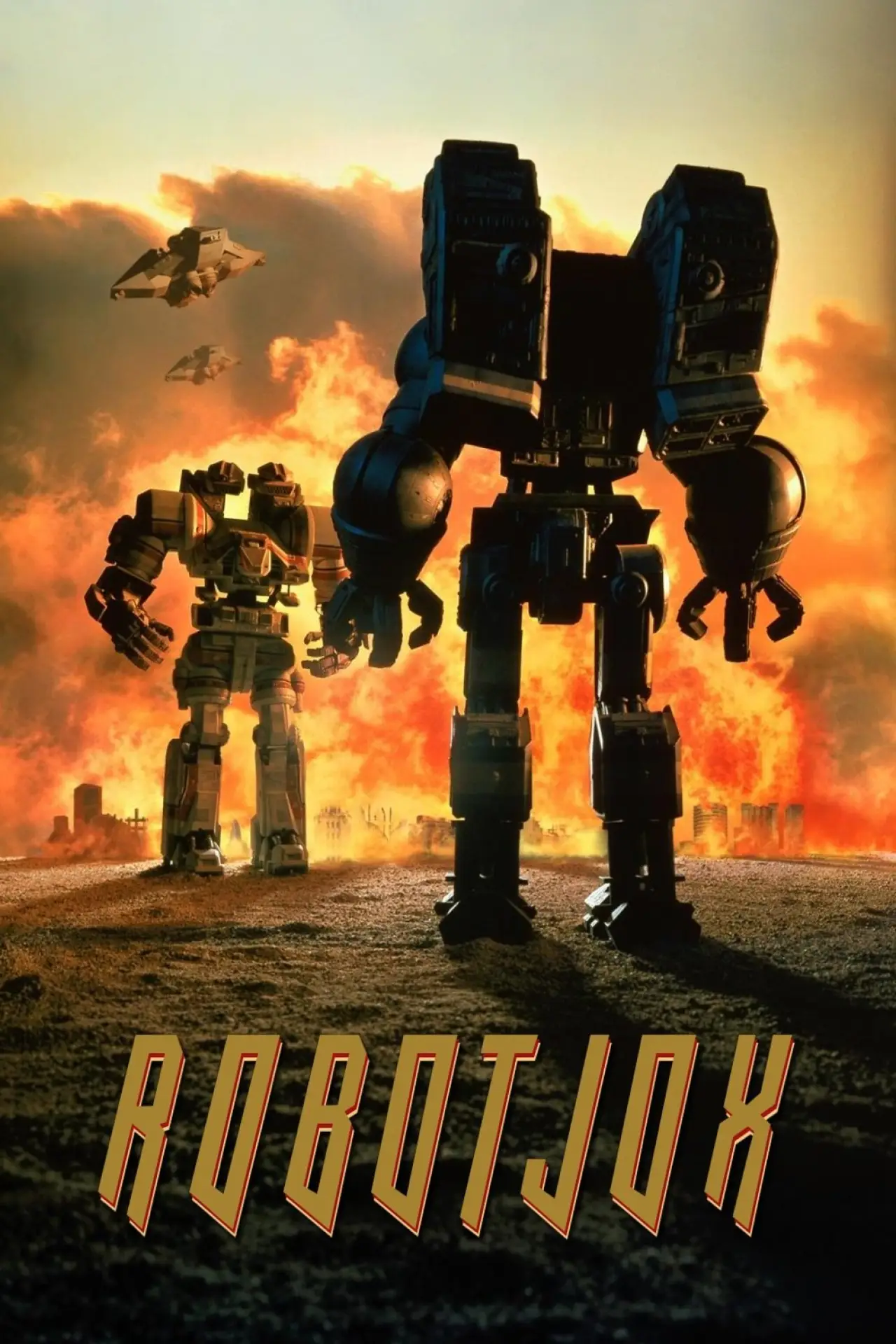 Plakat filmowy "Jeźdźcy robotów"