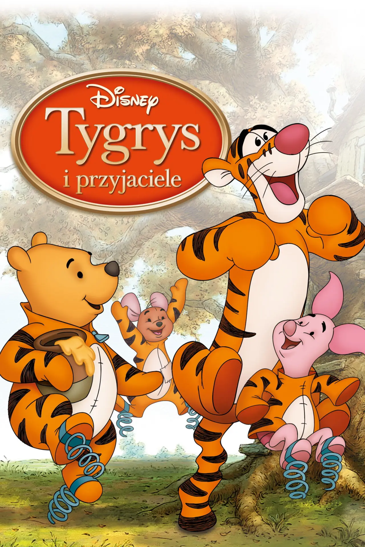 Plakat filmowy "Tygrys i przyjaciele"
