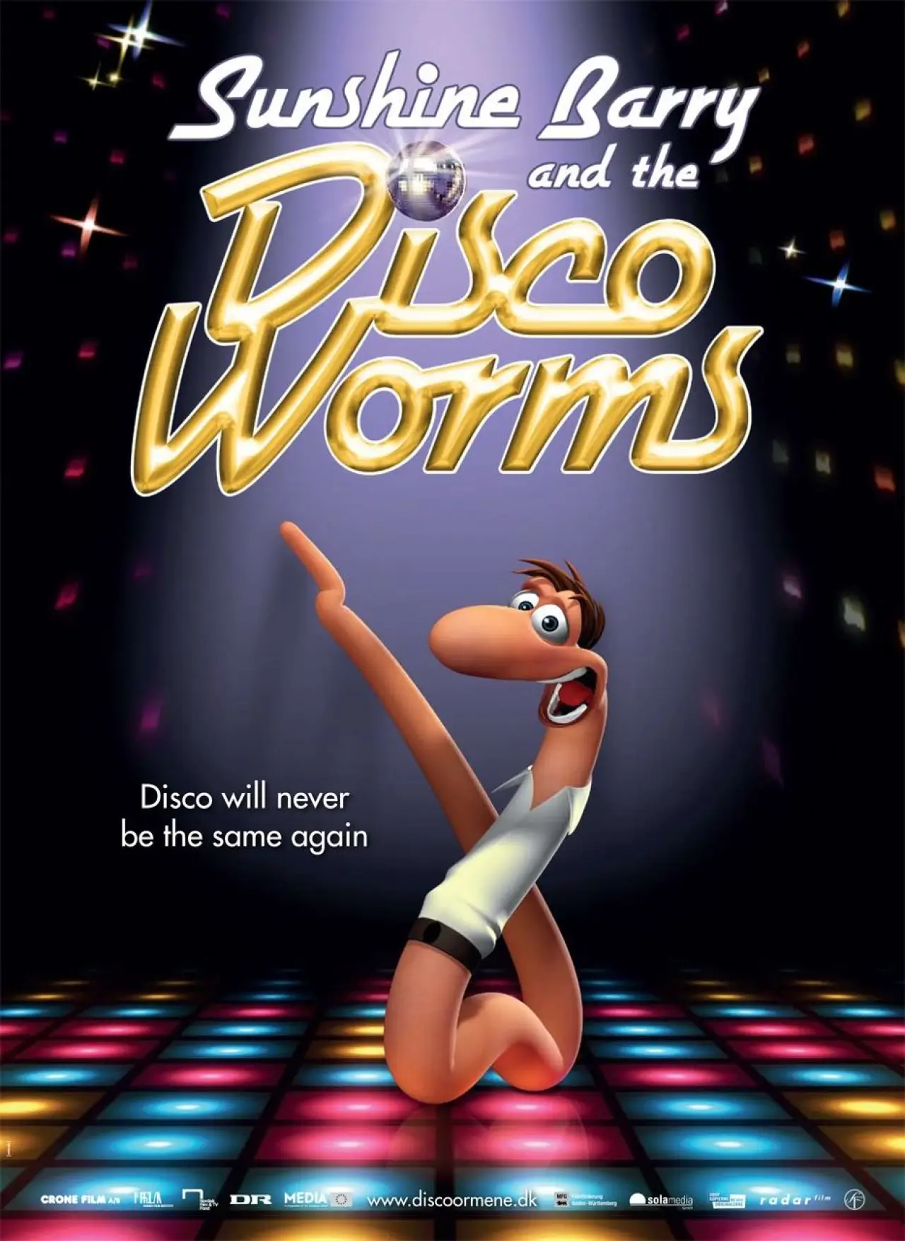 Plakat filmowy "Disco robaczki"