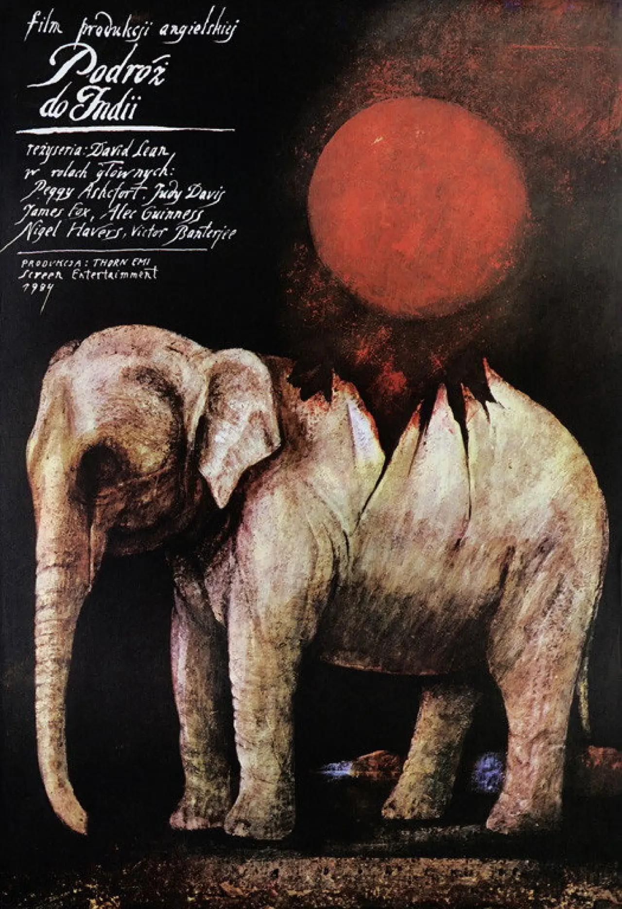 Plakat filmowy "Podróż do Indii"