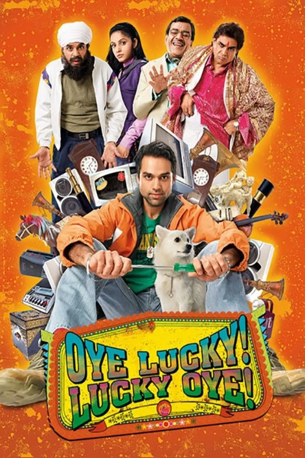 Plakat filmowy "Oye Lucky! Lucky Oye!"