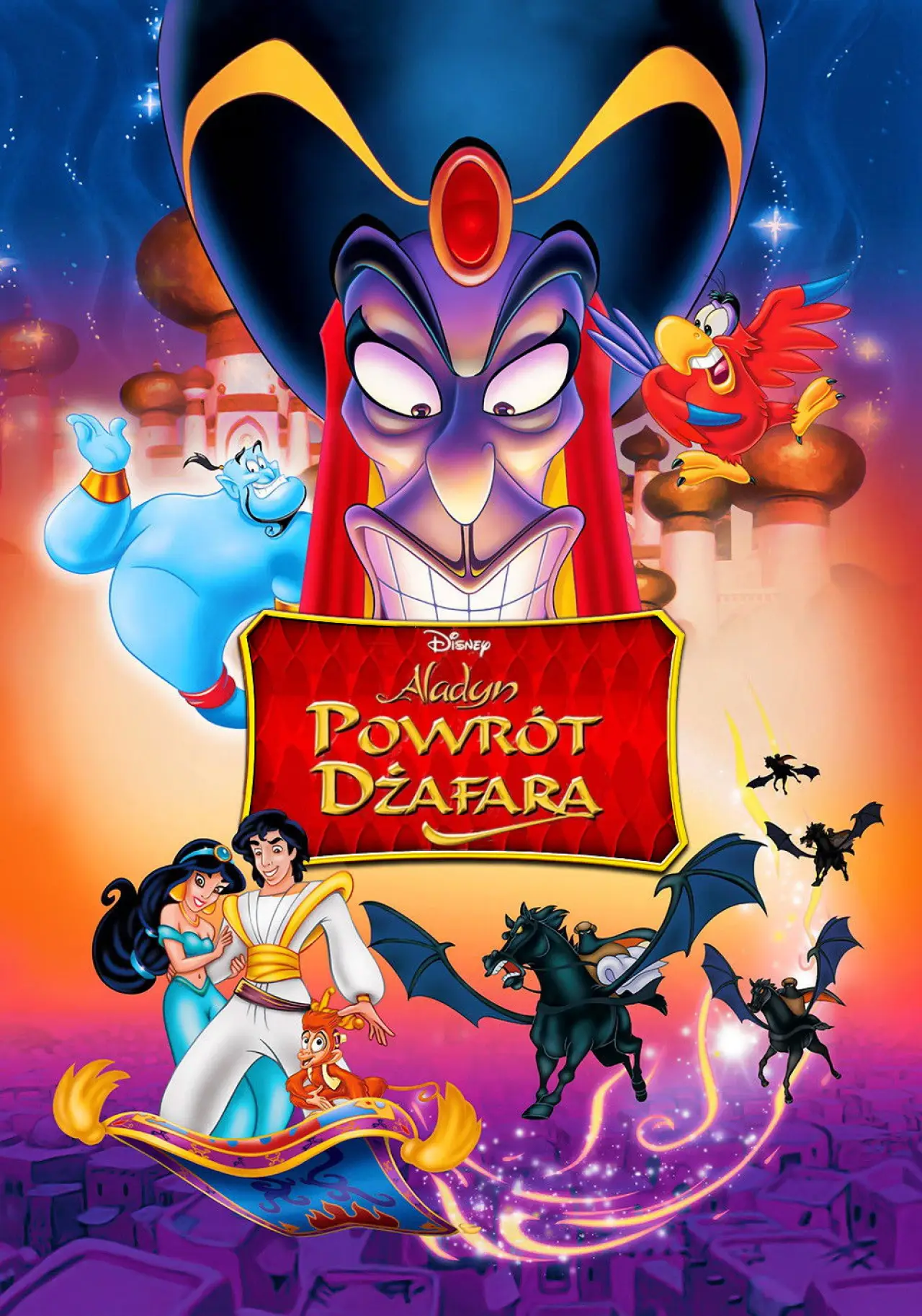 Plakat filmowy "Aladyn: Powrót Dżafara"
