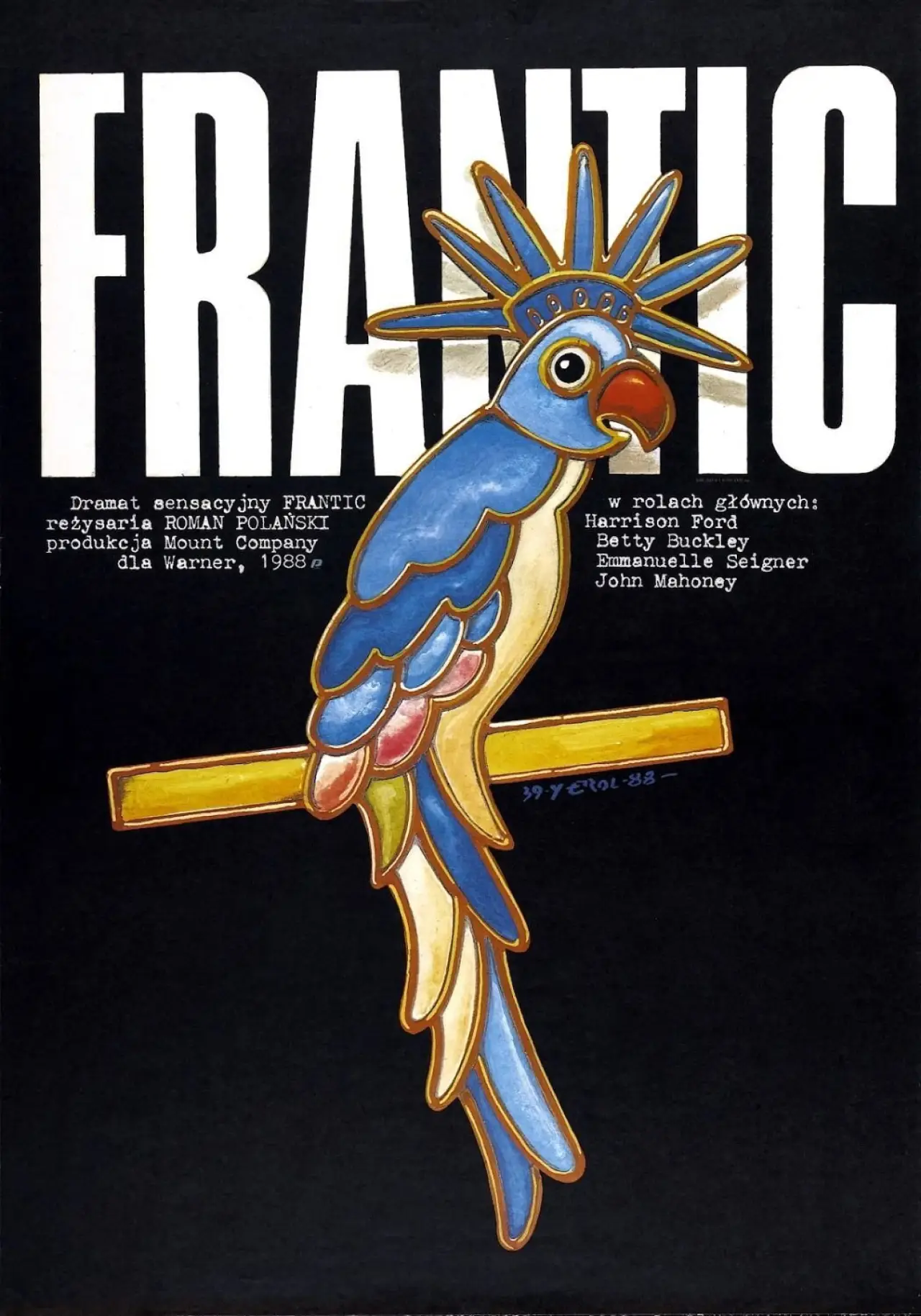 Plakat filmowy "Frantic"