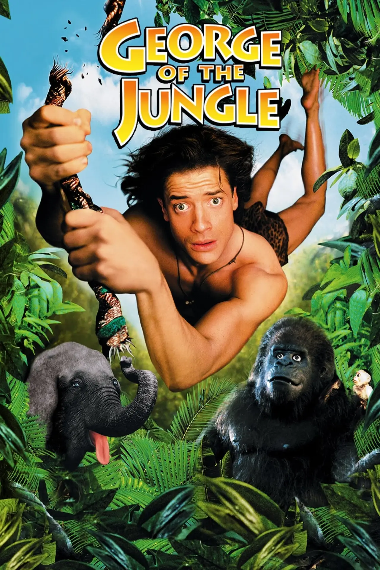 Plakat filmowy "George prosto z drzewa"