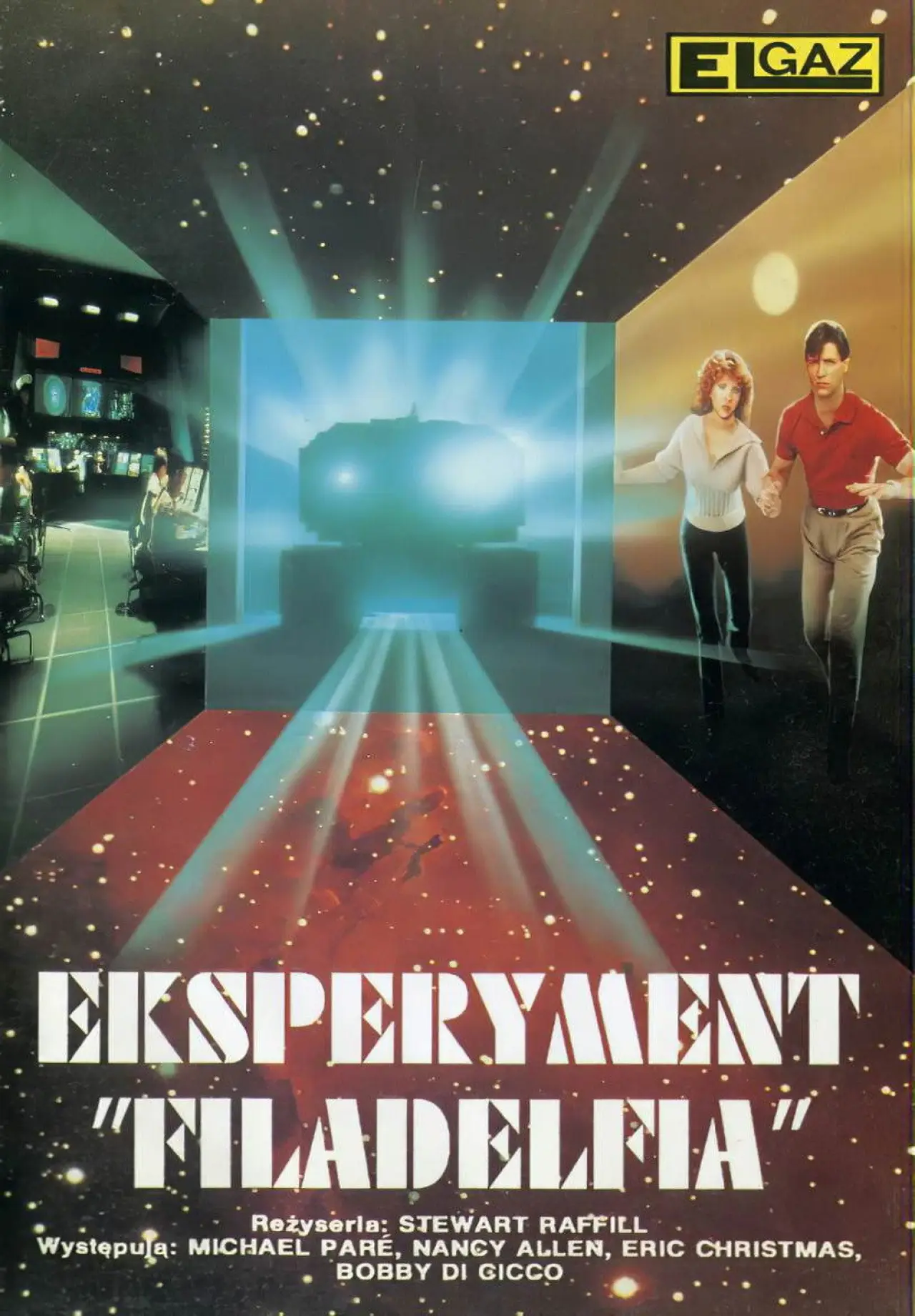 Plakat filmowy "Eksperyment Filadelfia"