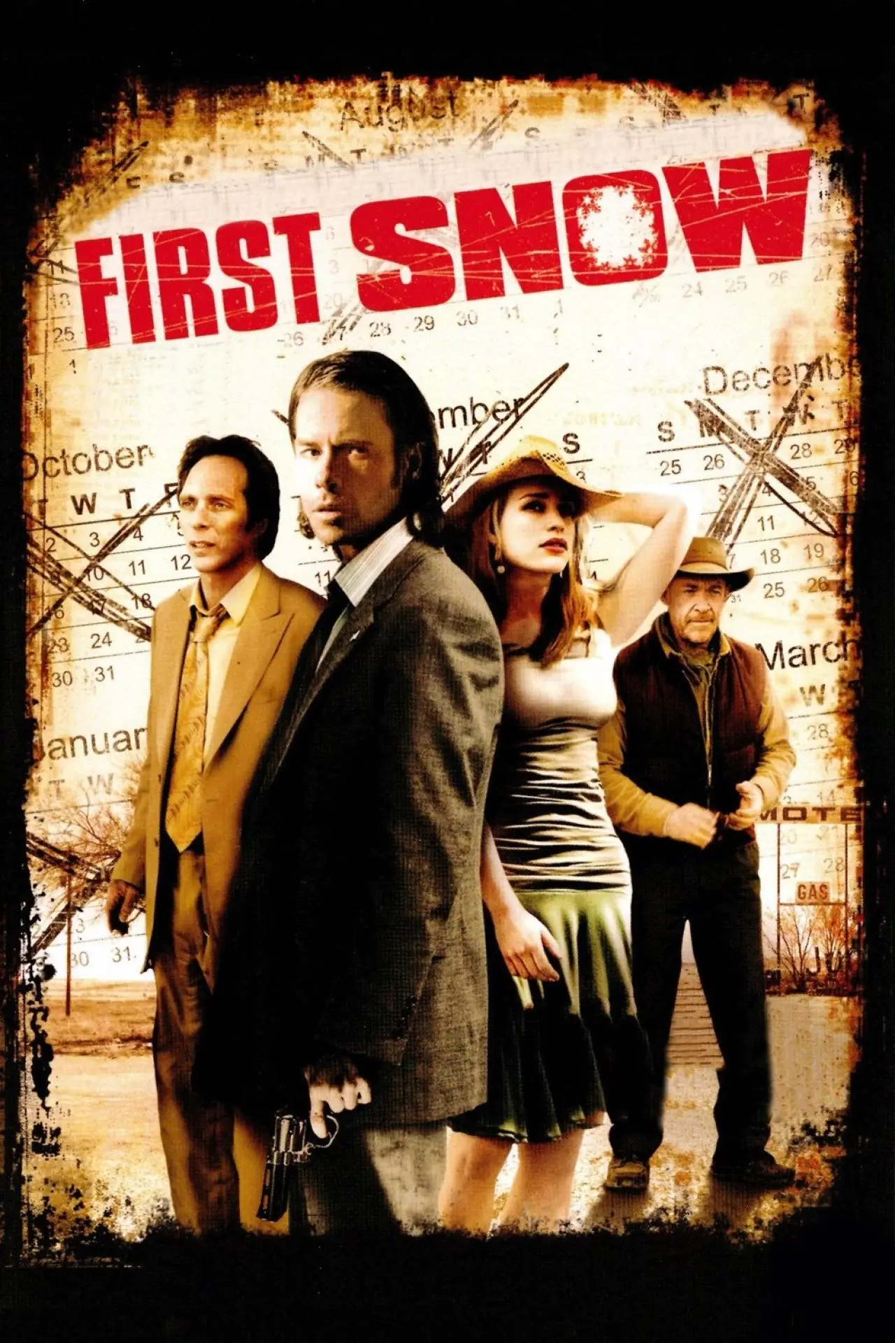 Plakat filmowy "Pierwszy śnieg"