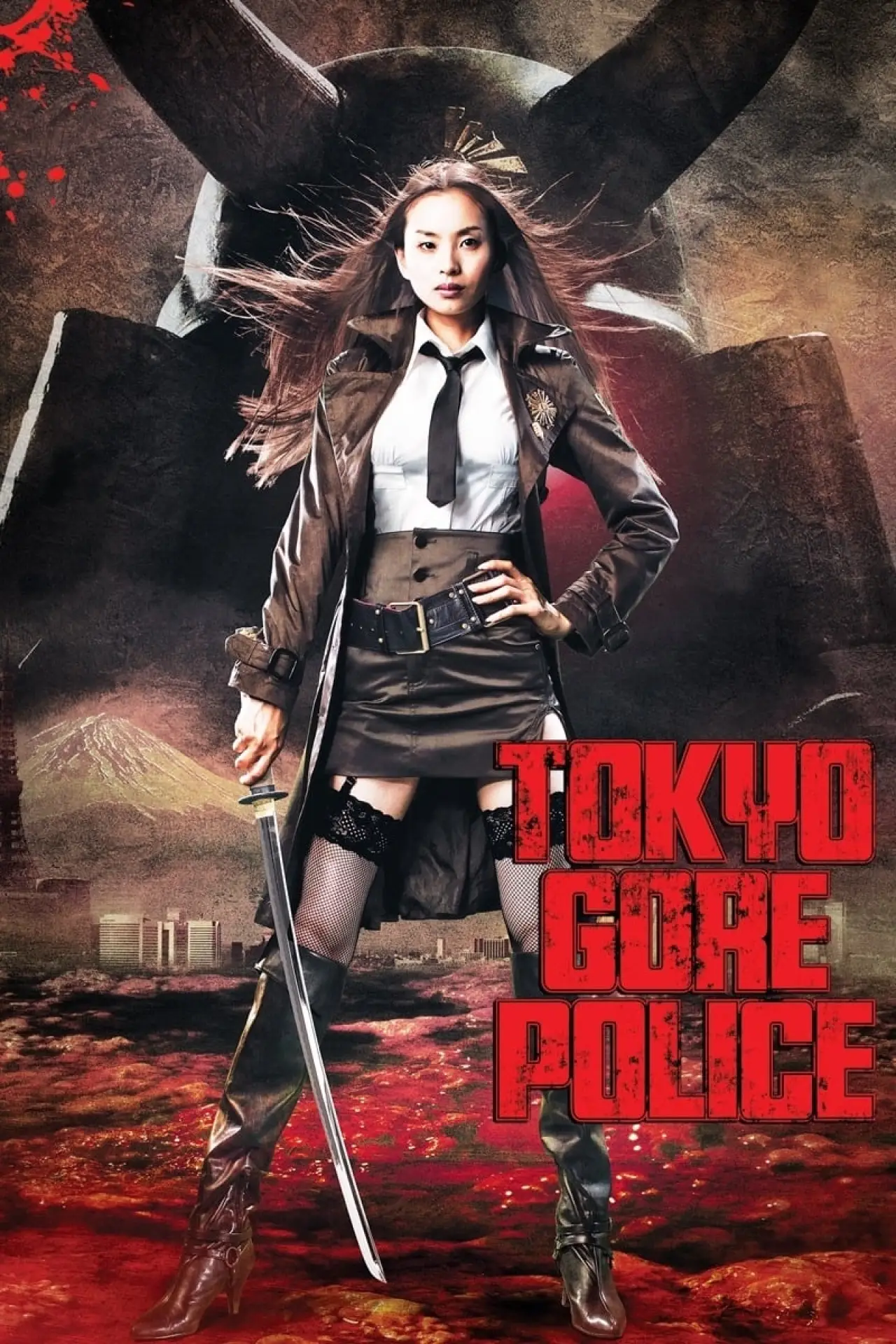 Plakat filmowy "Tokijska Policja Gore"