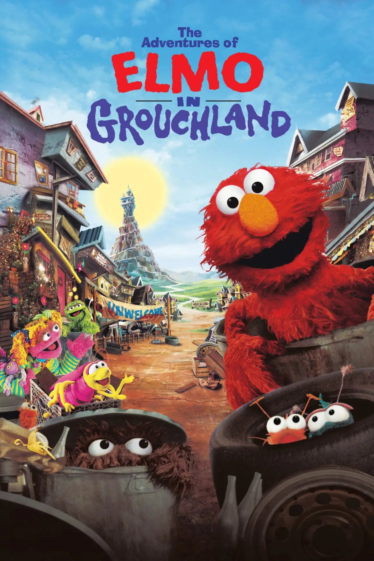 Plakat filmowy "Przygody Elma w Krainie Zrzęd"