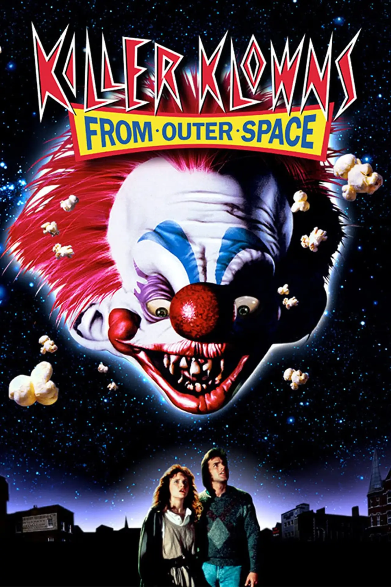Plakat filmowy "Mordercze klowny z kosmosu"