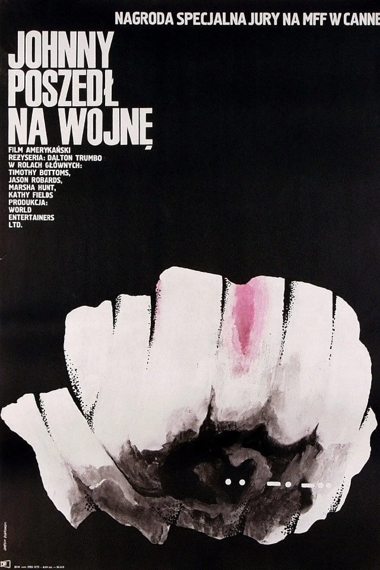 Plakat filmowy "Johnny Poszedł na Wojnę"
