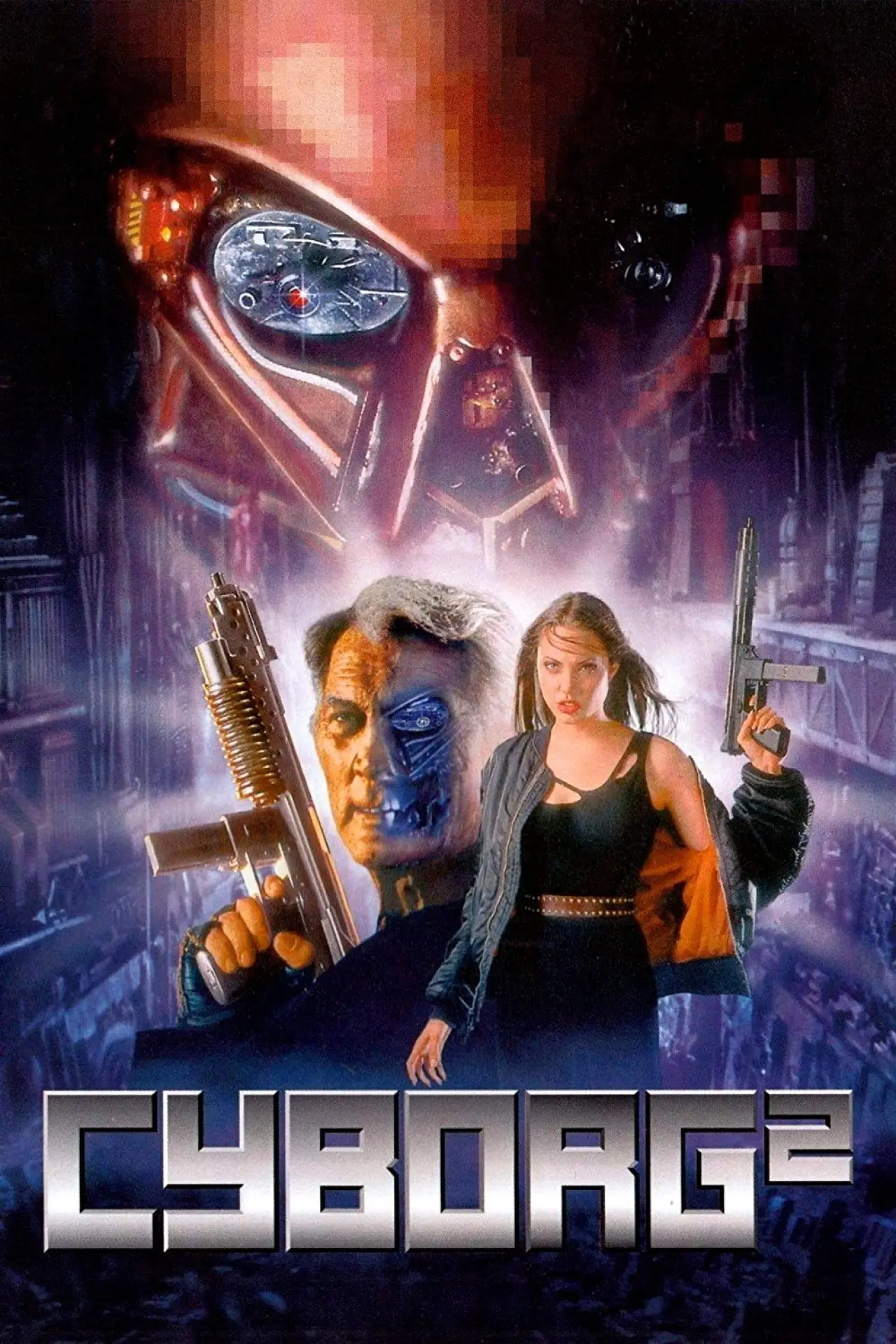 Plakat filmowy "Cyborg 2: Szklany Cień"
