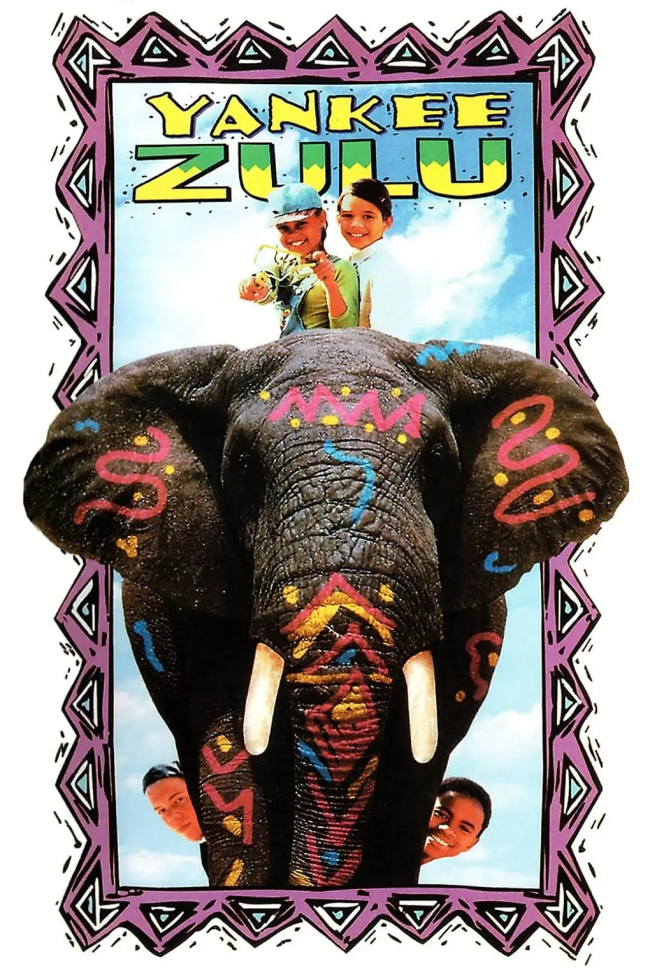 Plakat filmowy "Zulus rozrabiaka"
