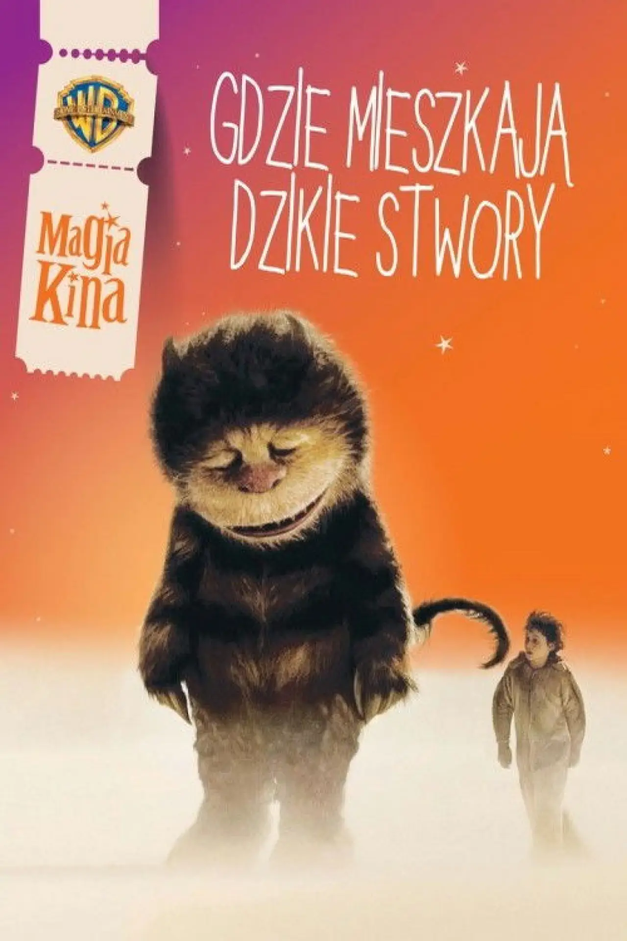 Plakat filmowy "Gdzie mieszkają dzikie stwory"