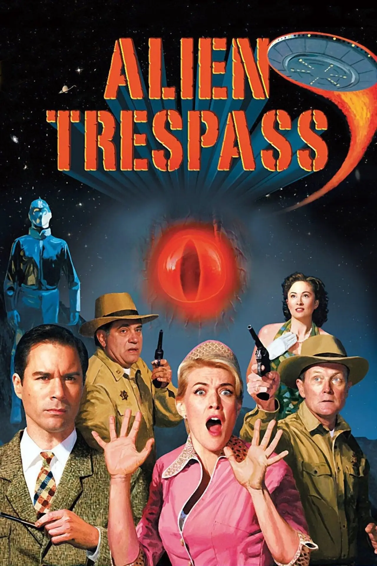 Plakat filmowy "Alien Trespass"