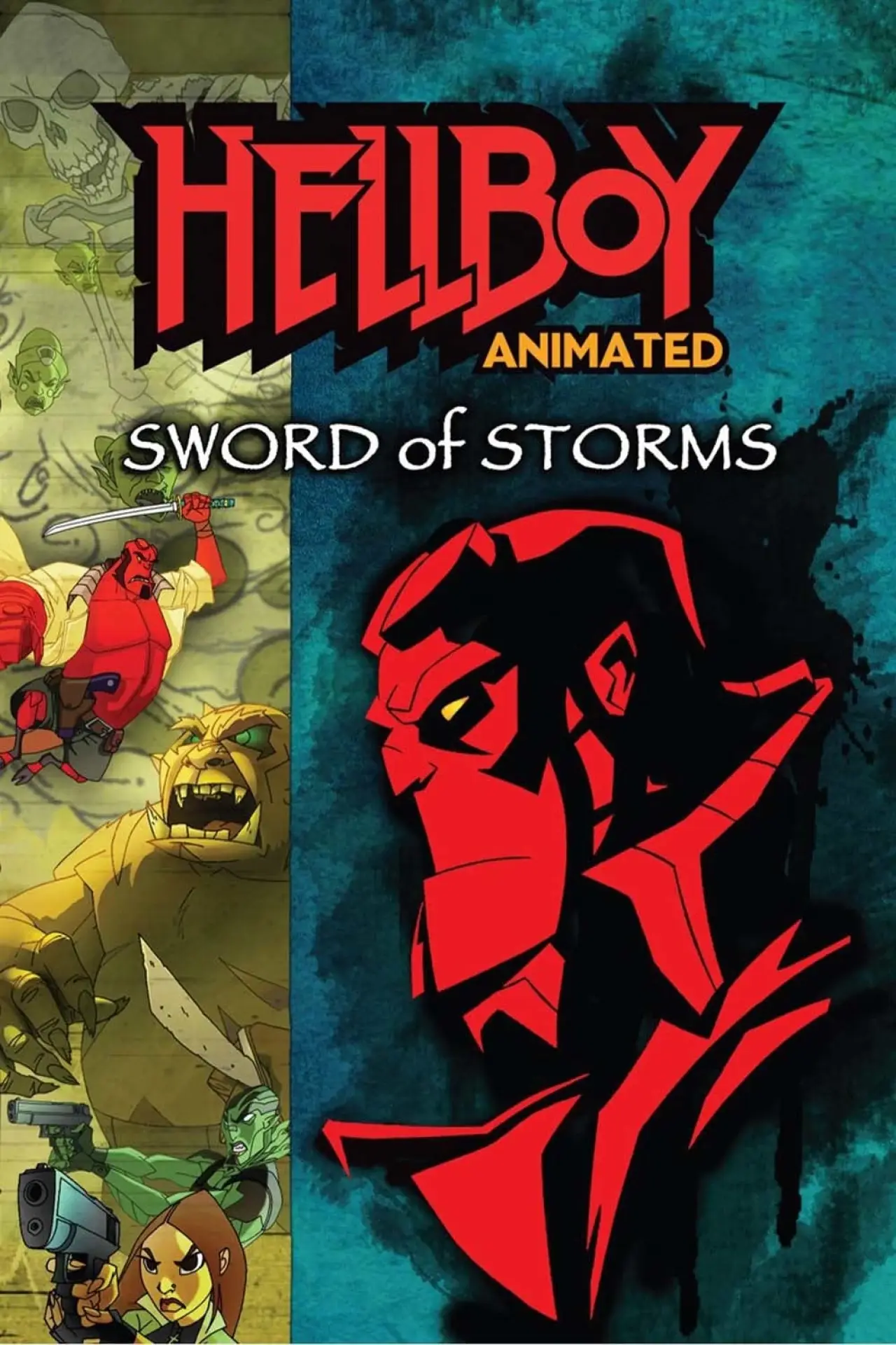 Plakat filmowy "Hellboy - Miecz Burz"