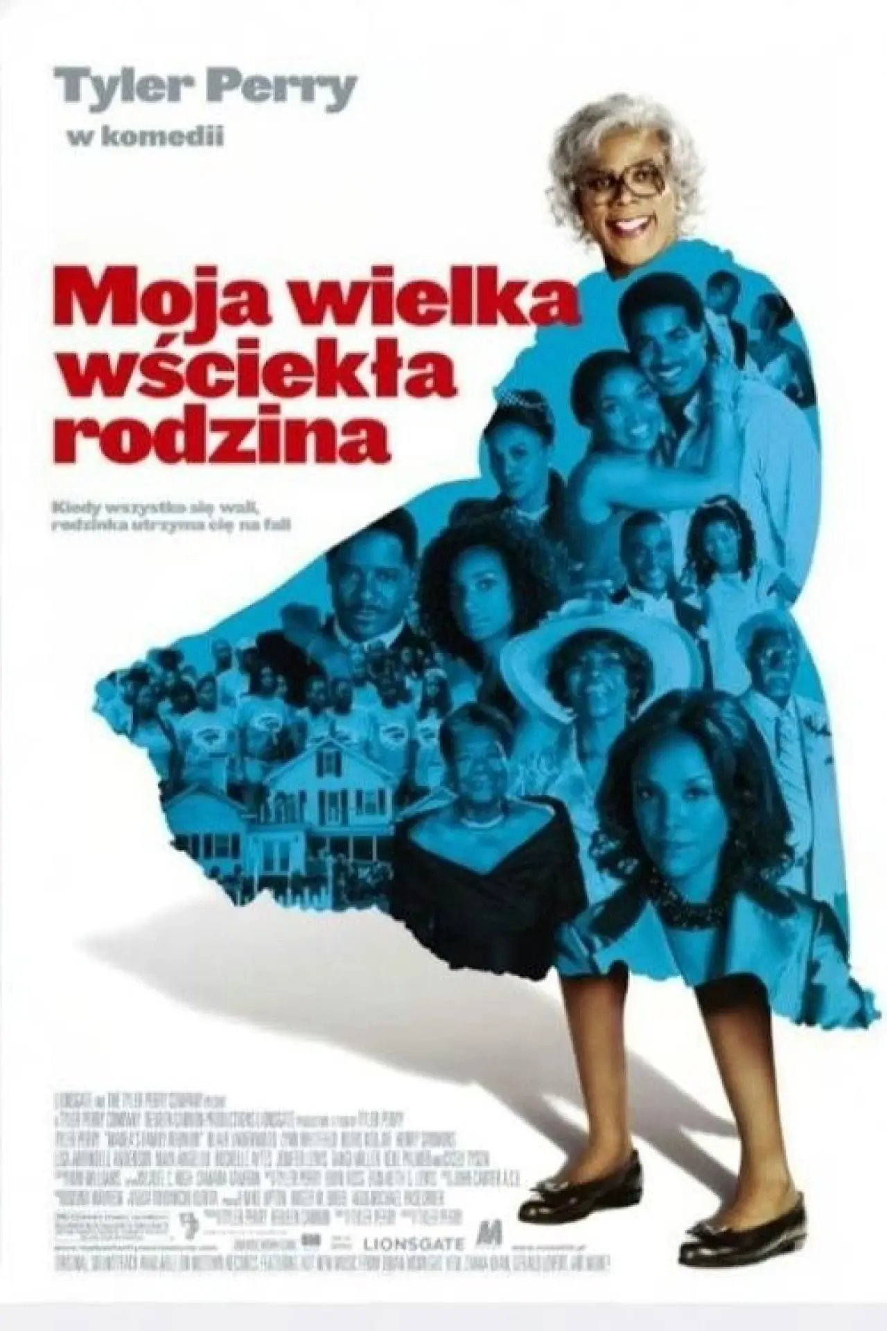 Plakat filmowy "Moja wielka wściekła rodzina"