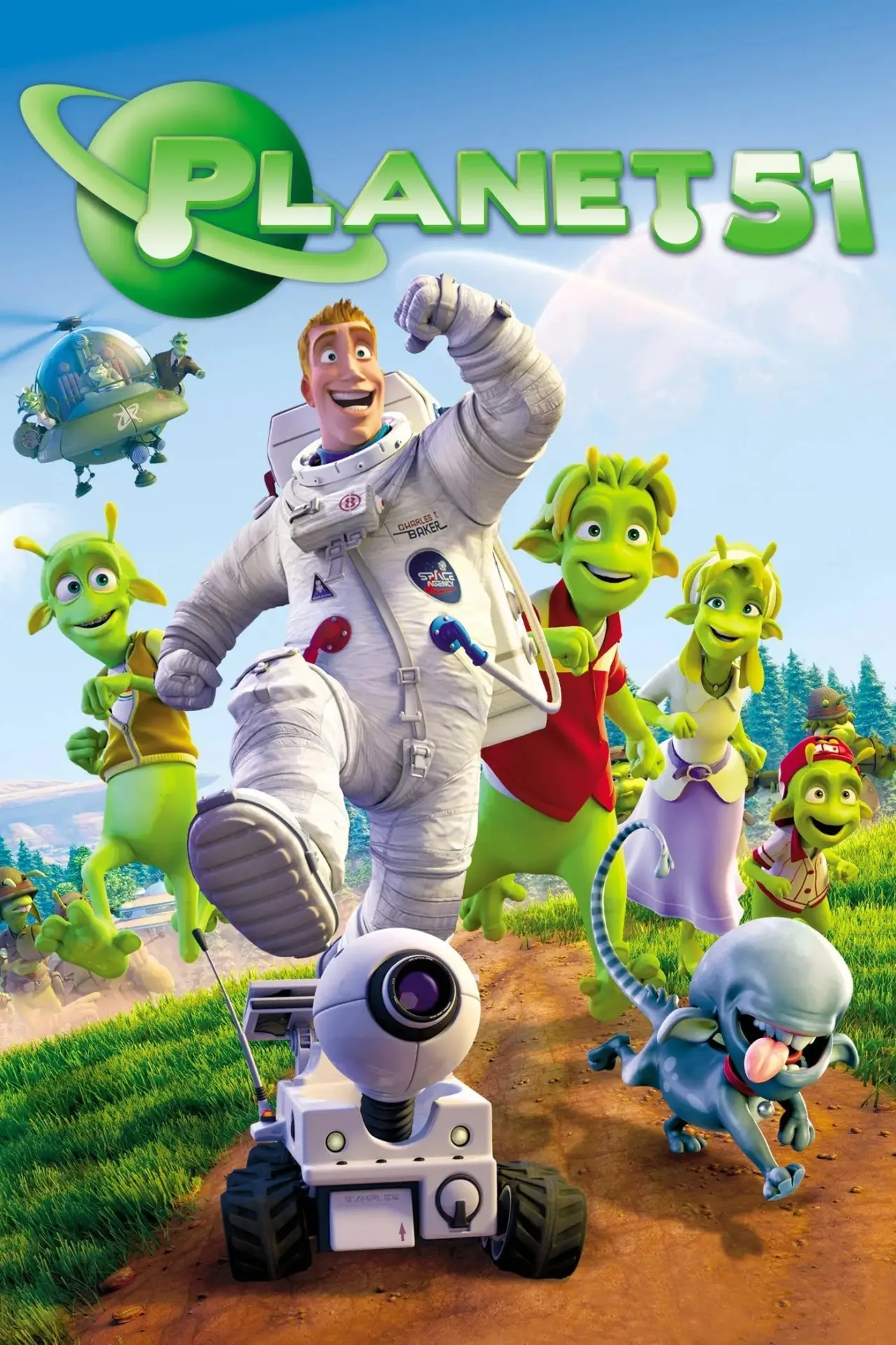 Plakat filmowy "Planeta 51"