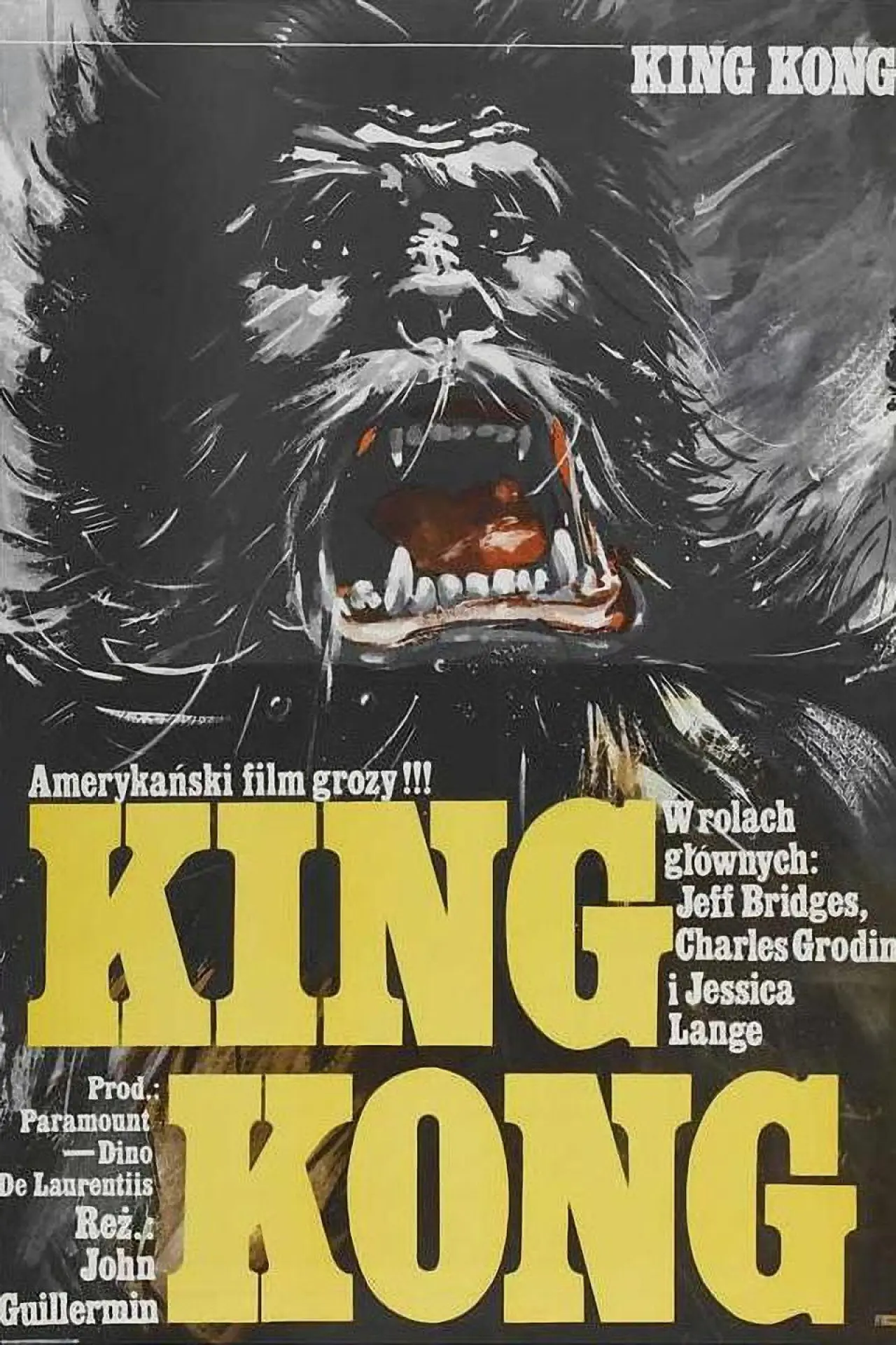 Plakat filmowy "King Kong"