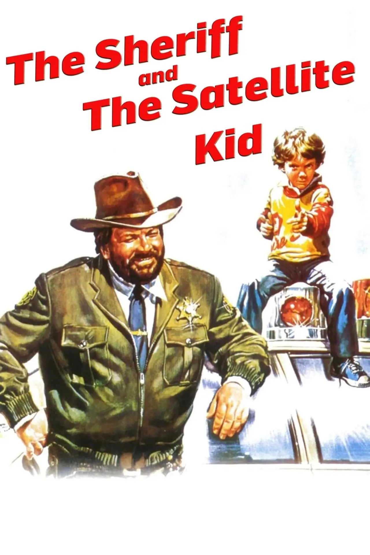 Plakat filmowy "Gruby i Jego Mały Kosmita"