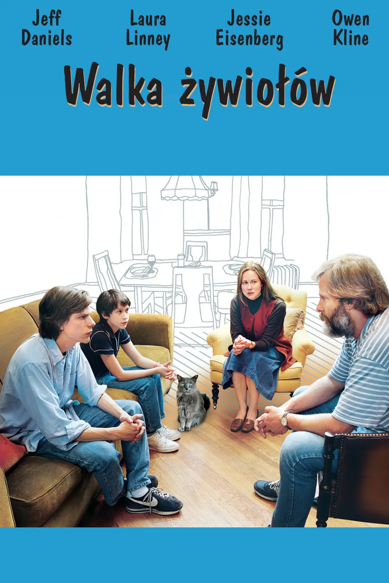 Plakat filmowy "Walka żywiołów"