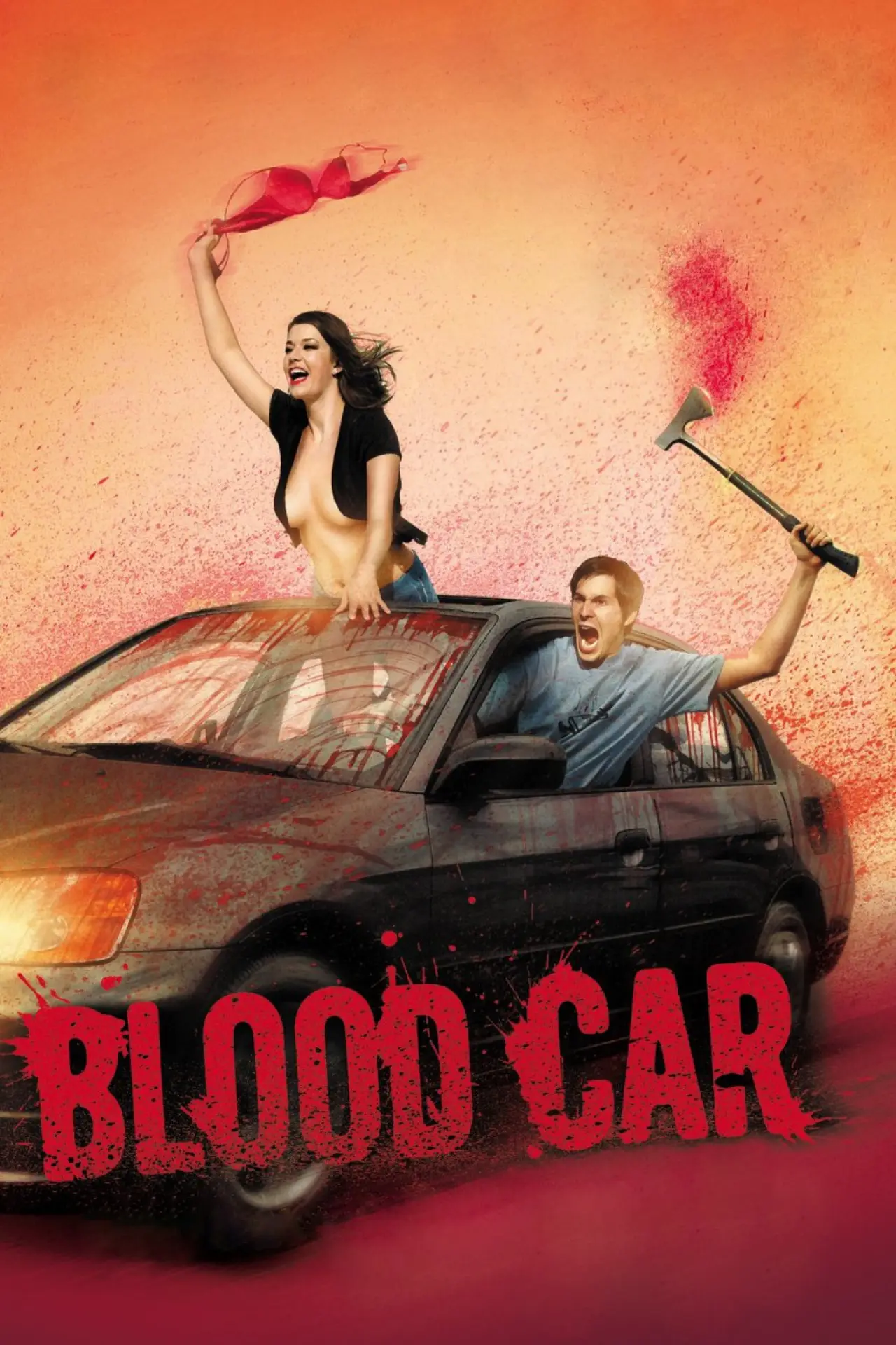 Plakat filmowy "Blood Car"