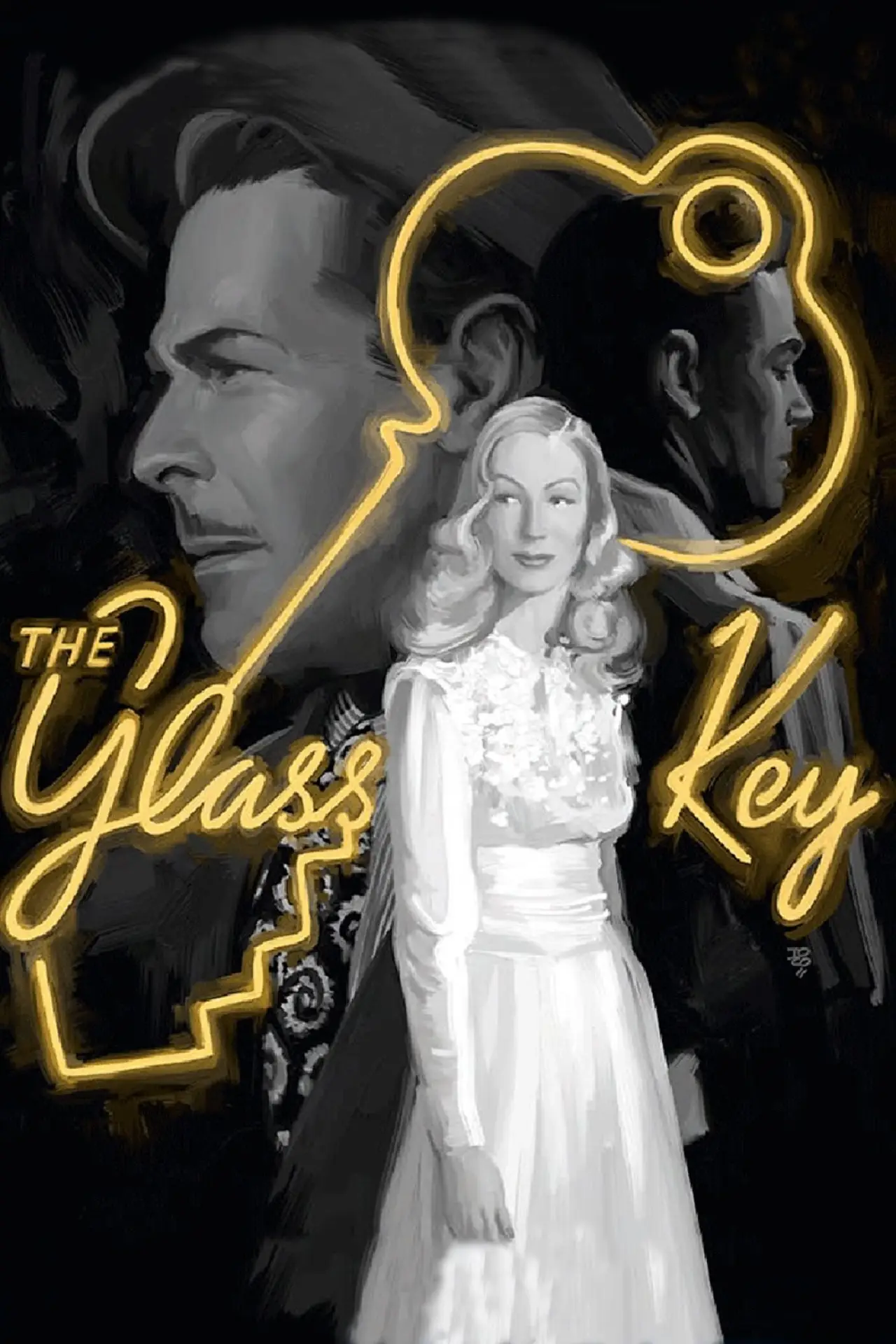 Plakat filmowy "Szklany klucz"