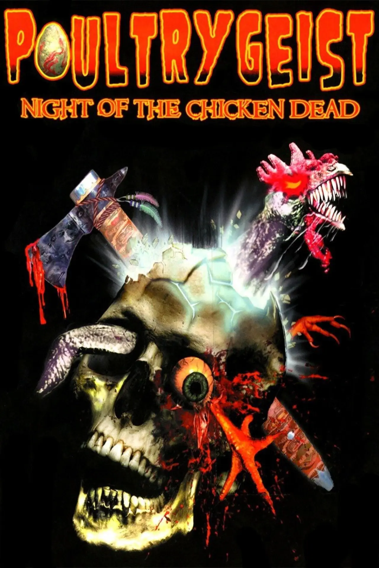 Plakat filmowy "Poultrygeist: Noc kurczęcich trucheł"