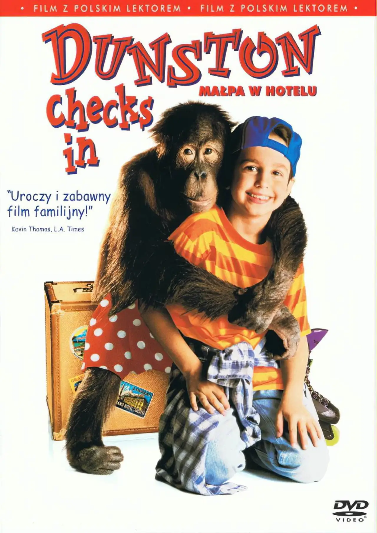 Plakat filmowy "Małpa w hotelu"
