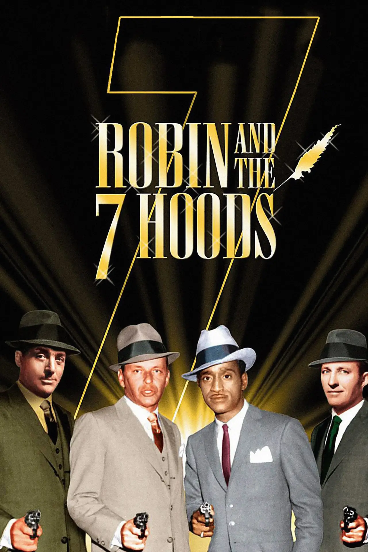 Plakat filmowy "Robin i 7 gangsterów"
