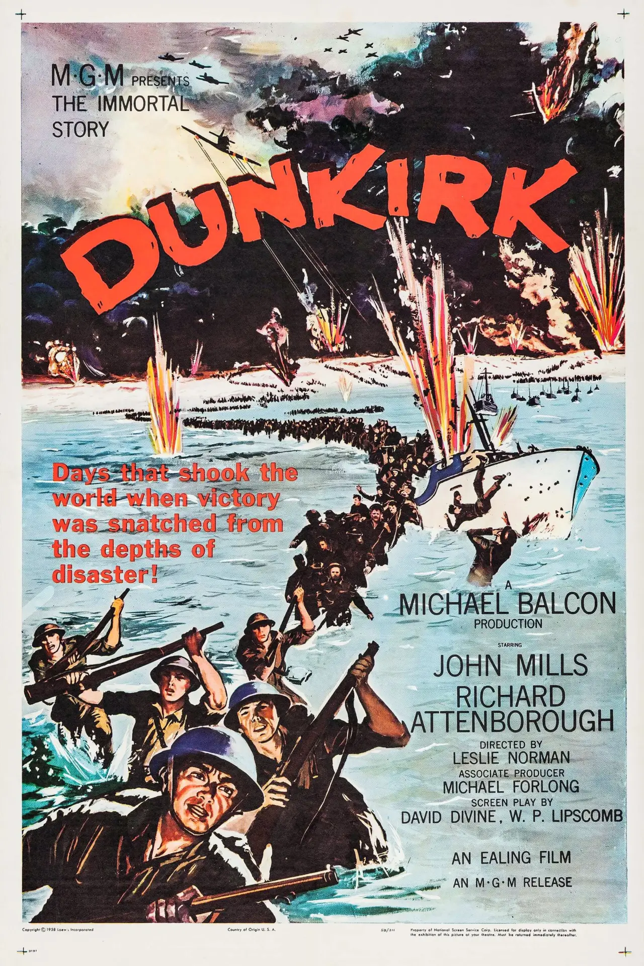Plakat filmowy "Dunkirk"
