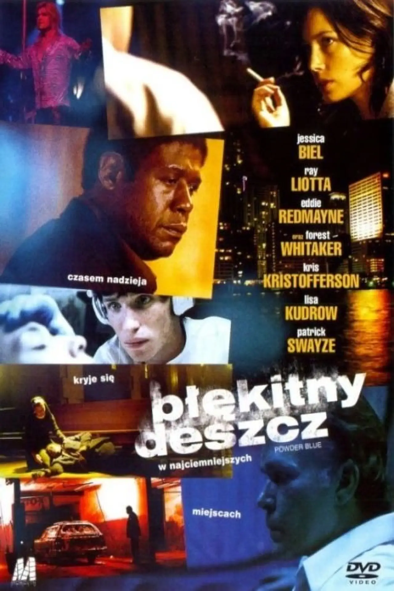 Plakat filmowy "Błękitny deszcz"