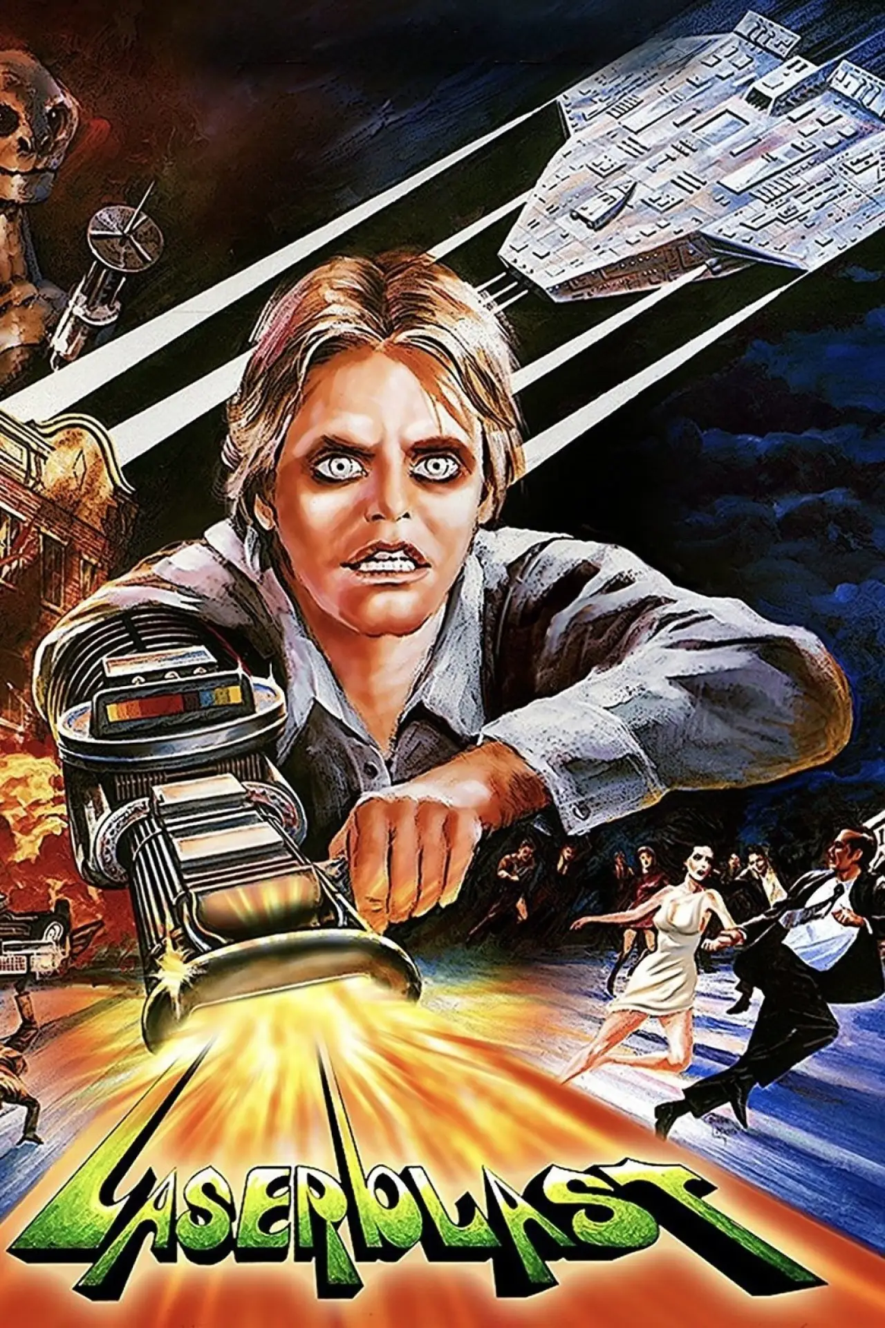 Plakat filmowy "Laserblast"