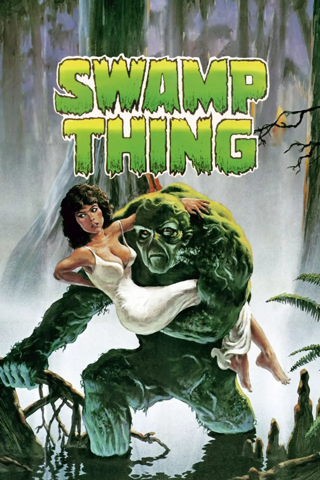 Plakat filmowy "Potwór z bagien"