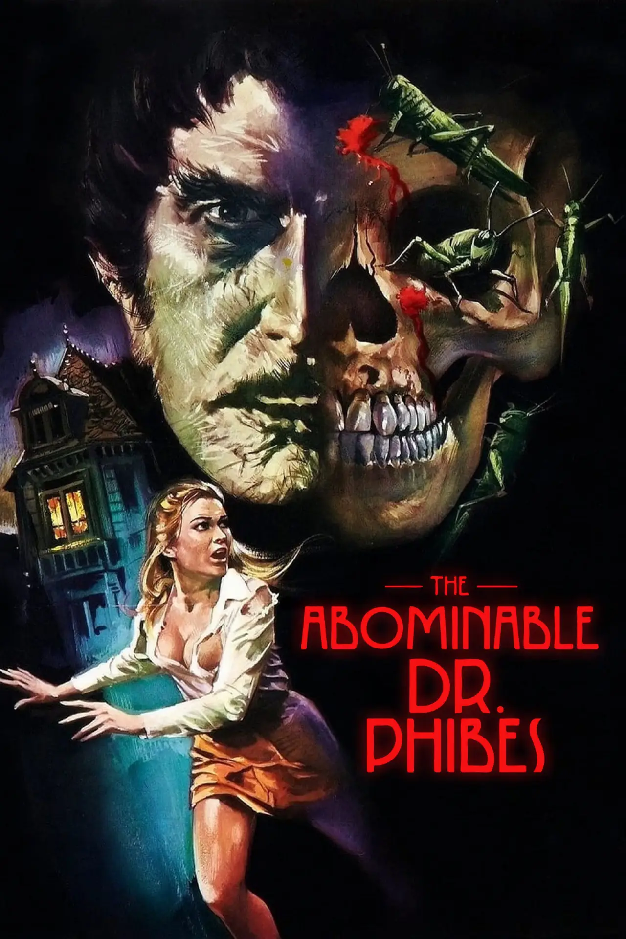 Plakat filmowy "Odrażający dr Phibes"
