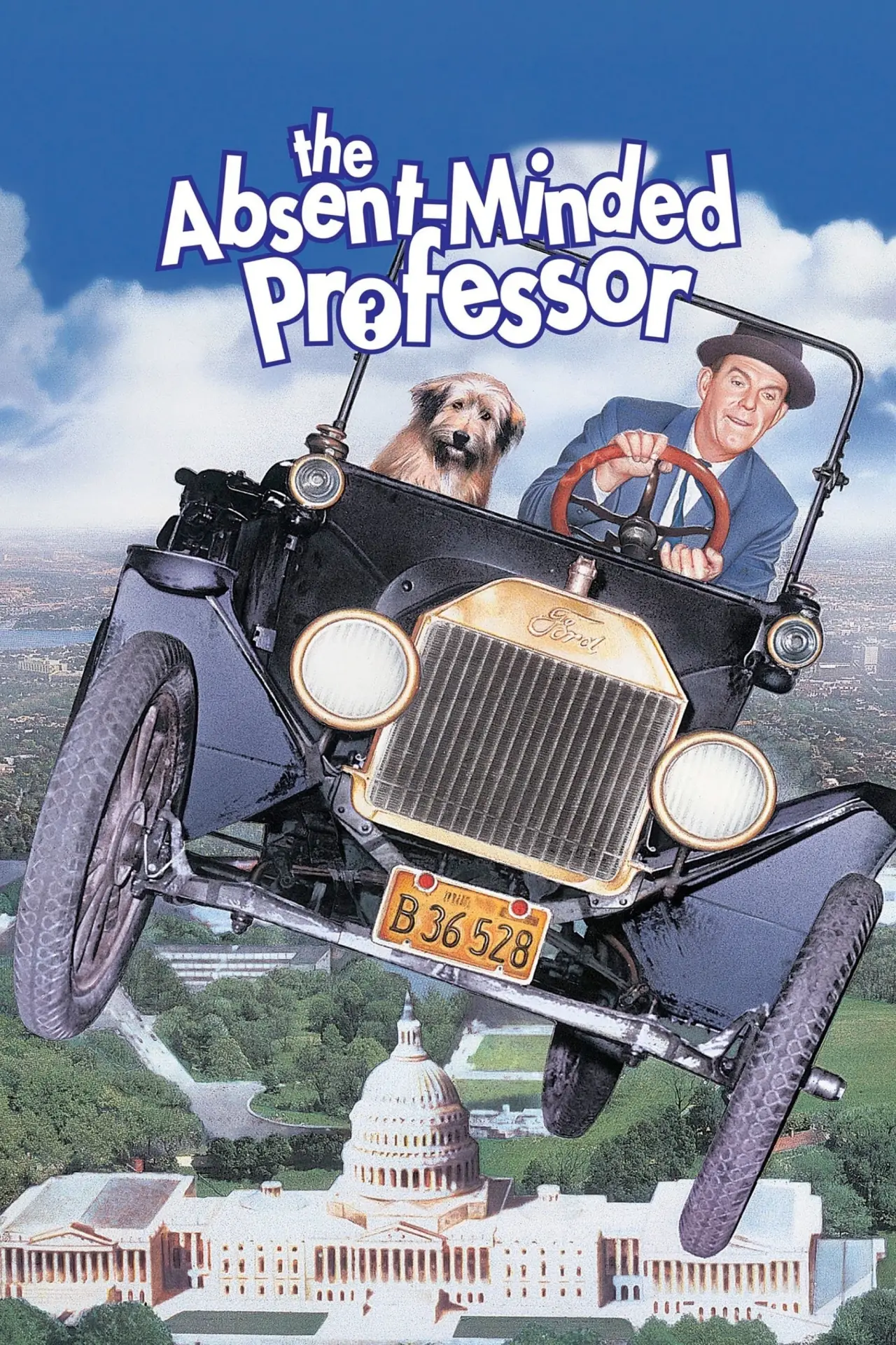 Plakat filmowy "Latający profesor"