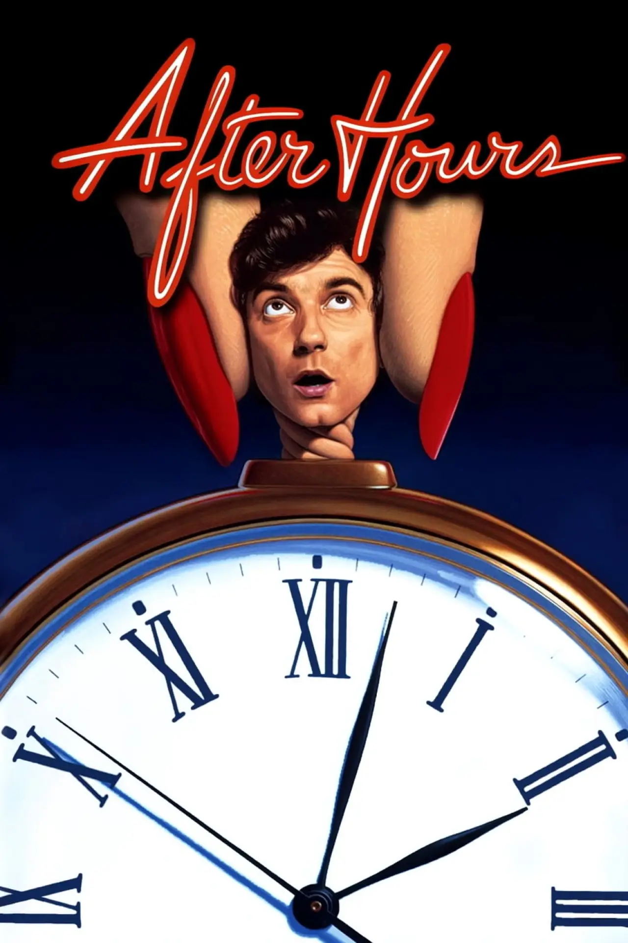 Plakat filmowy "Po godzinach"
