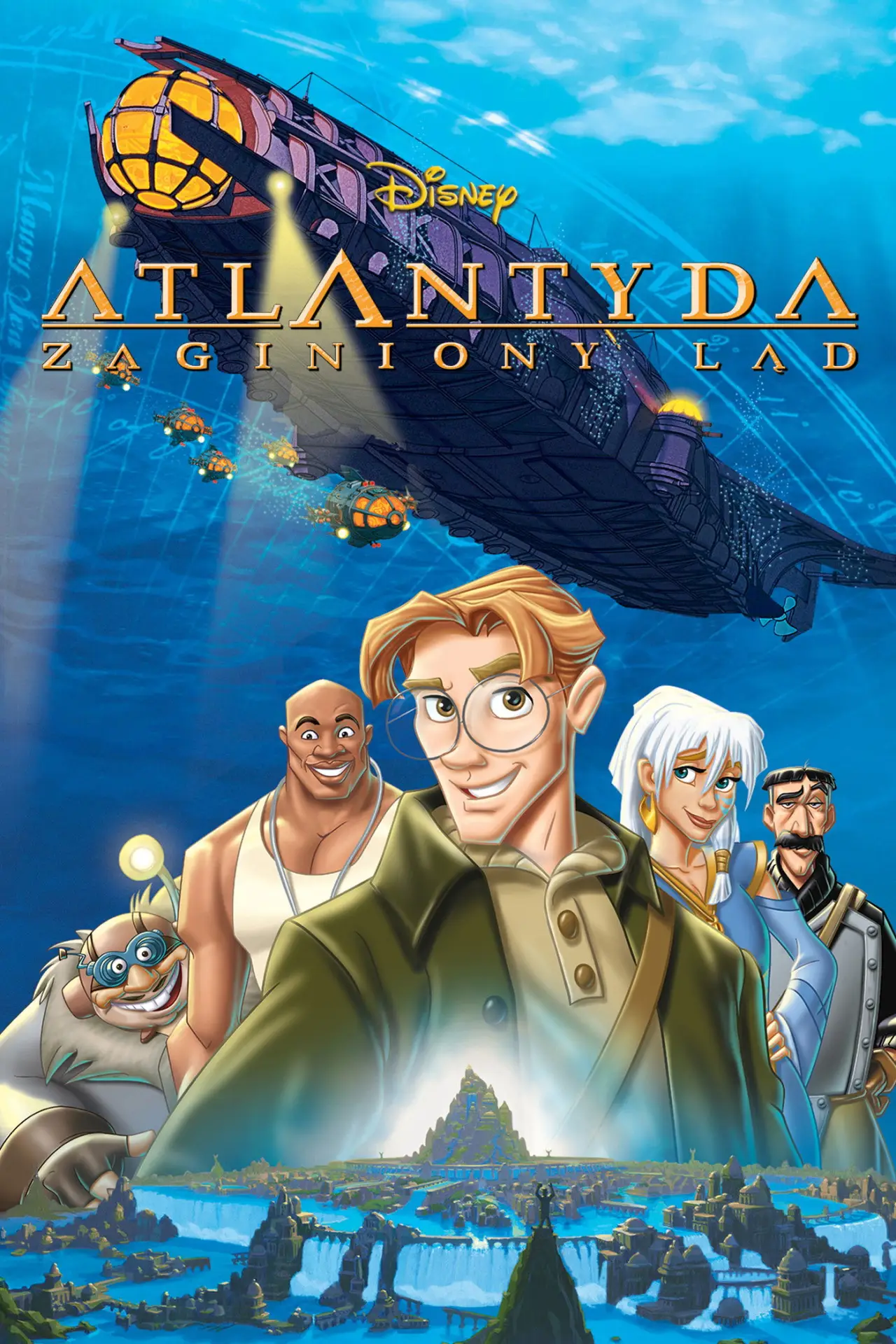 Plakat filmowy "Atlantyda. Zaginiony ląd"