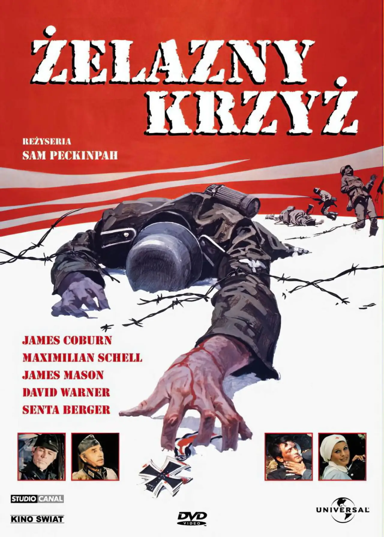 Plakat filmowy "Żelazny krzyż"