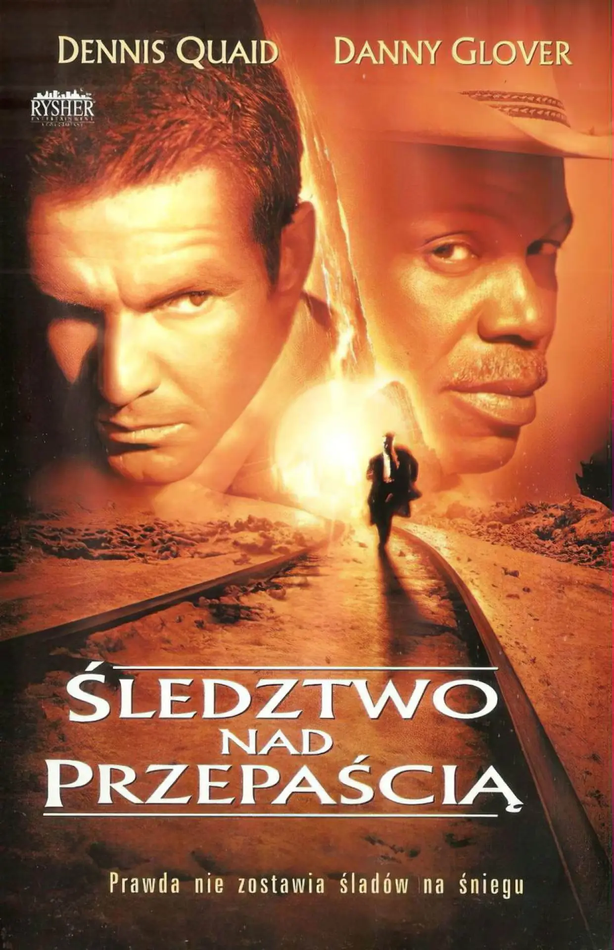 Plakat filmowy "Śledztwo nad przepaścią"